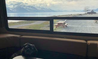 Tanya B.'s photo of camping with pets at Seward City Campgrounds near Cooper Landing, AK