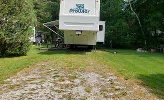 Jean C.'s photo of rv camping at Bonnie Brae Cabins and Campsites near Chesterfield, MA