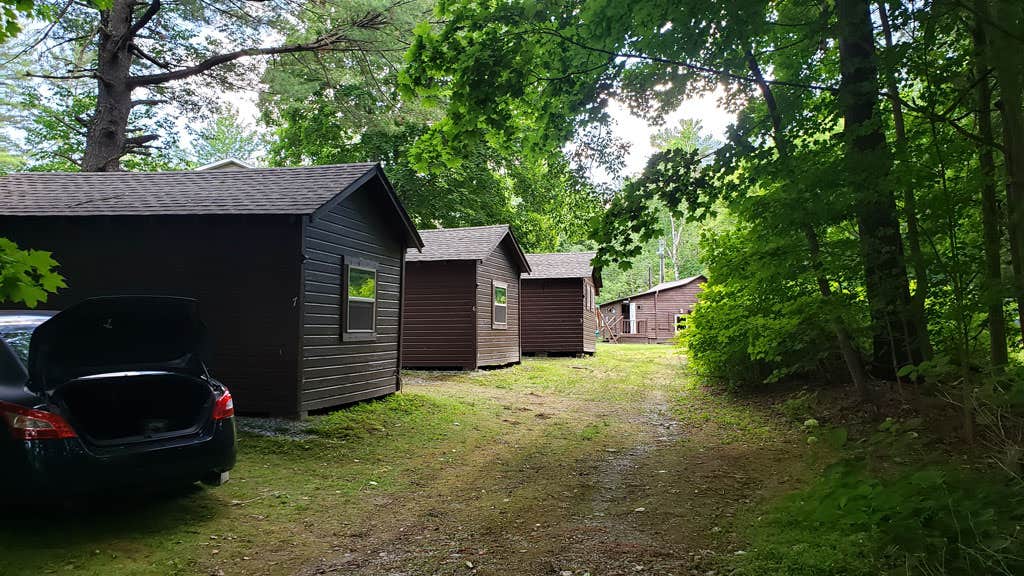 Jean C.'s photo of a cabin at Bonnie Brae Cabins and Campsites near Whately, MA