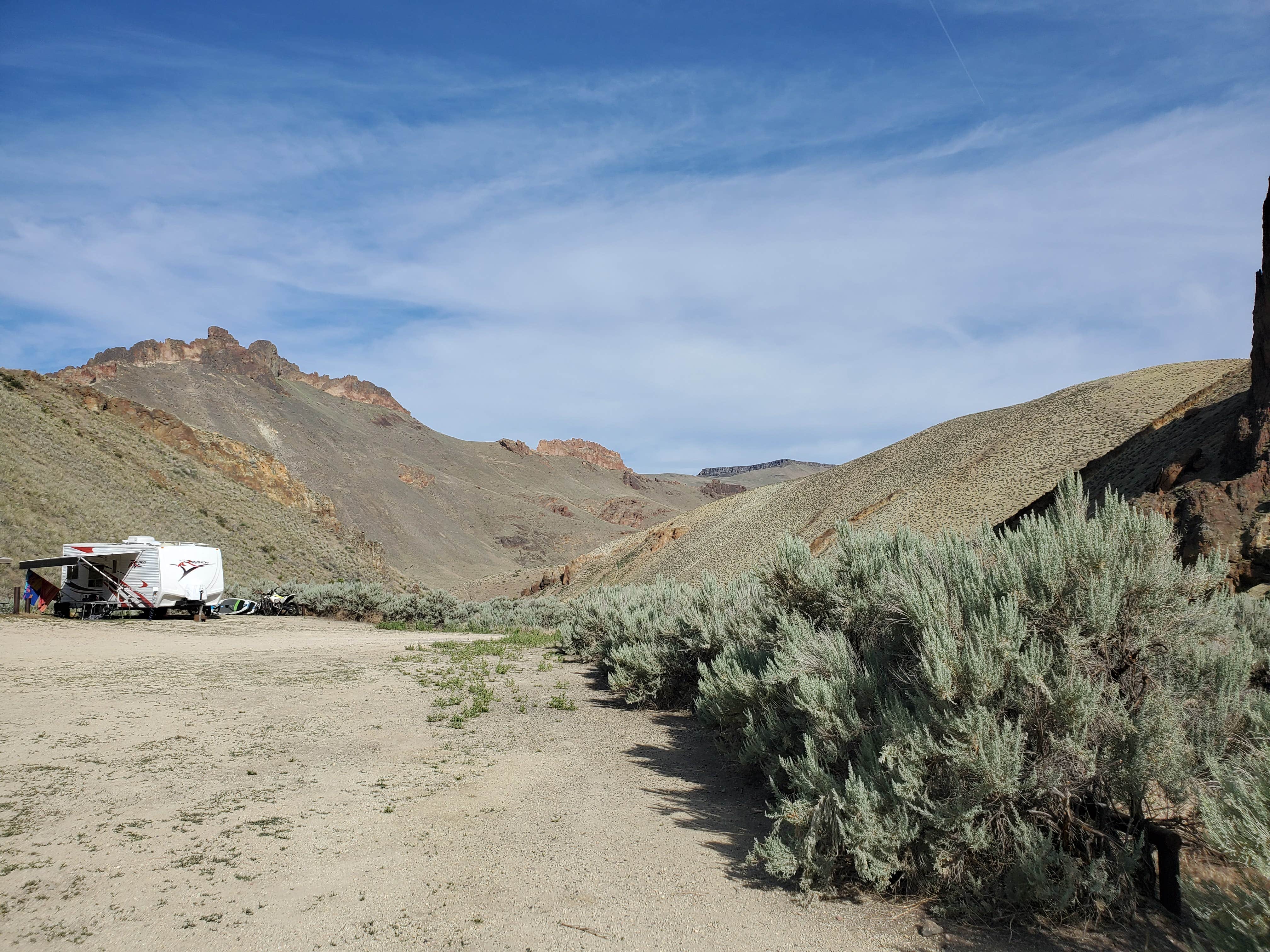 Raphaela H.'s photo of rv camping at Slocum Creek (Leslie Gulch) Campground near Jordan Valley, OR
