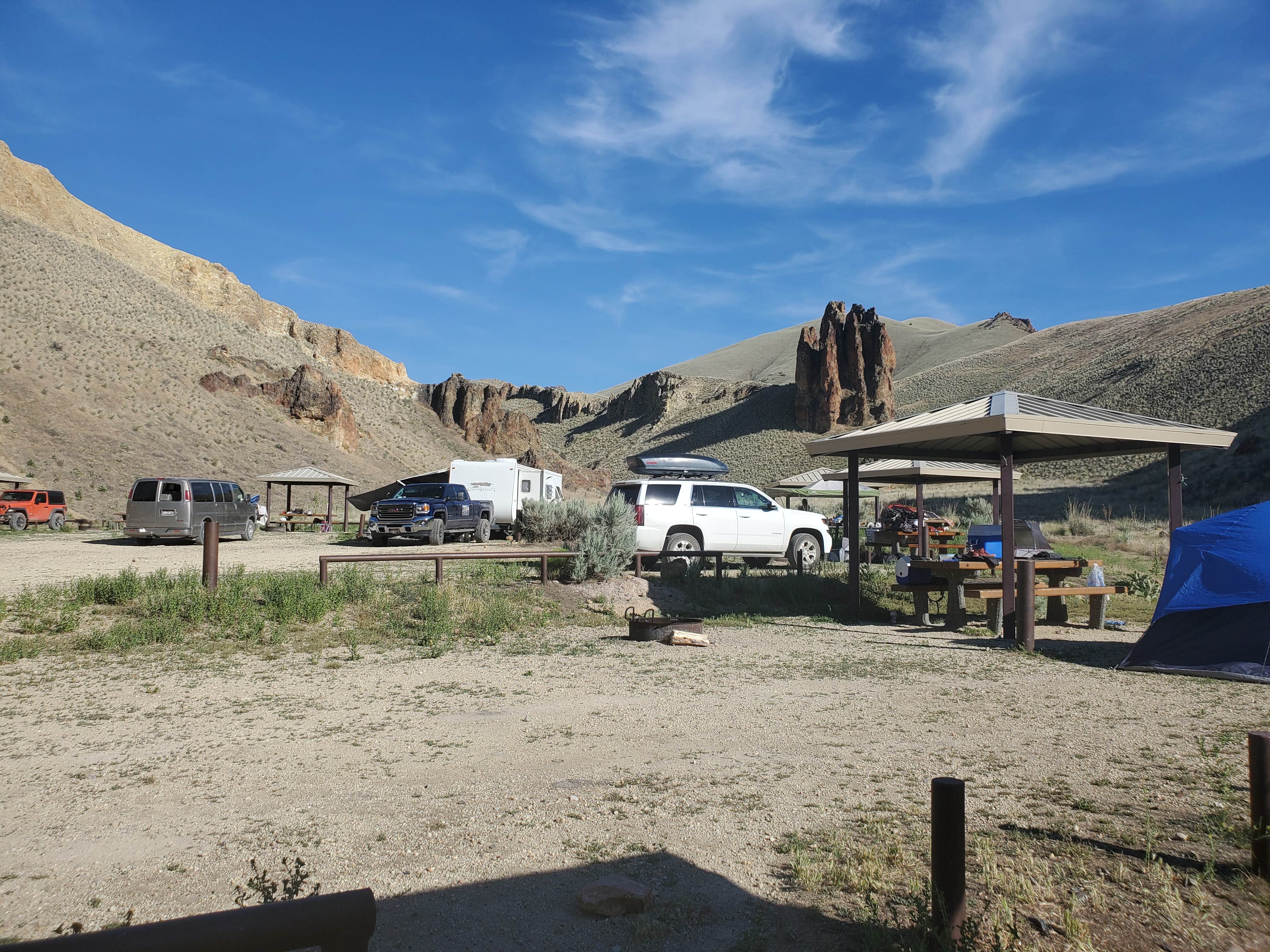 Raphaela H.'s photo of rv camping at Slocum Creek (Leslie Gulch) Campground near Jordan Valley, OR