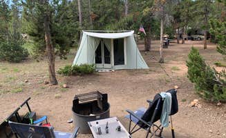Zahru A.'s photo of tent camping at Lodgepole Campground near Bailey, CO