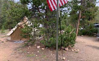Zahru A.'s photo of tent camping at Lodgepole Campground near Jefferson, CO