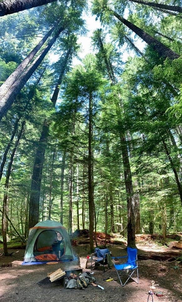 Ginger M.'s photo at Lower Falls Campground near Gifford Pinchot National Forest