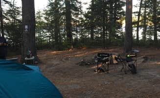 Ingrid W.'s photo of tent camping at Gassabias Lake campsites near Georgetown, ME