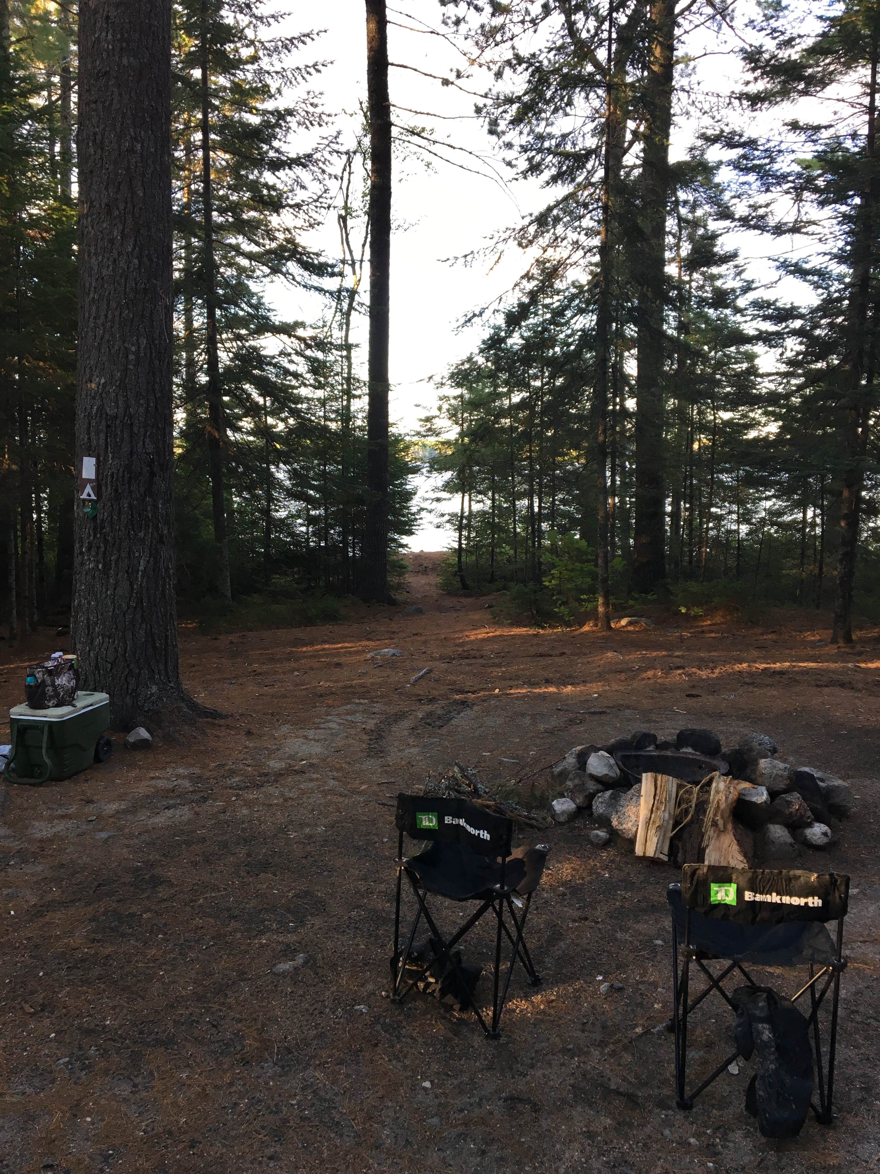 Camper-submitted photo at Gassabias Lake campsites near Otis, ME