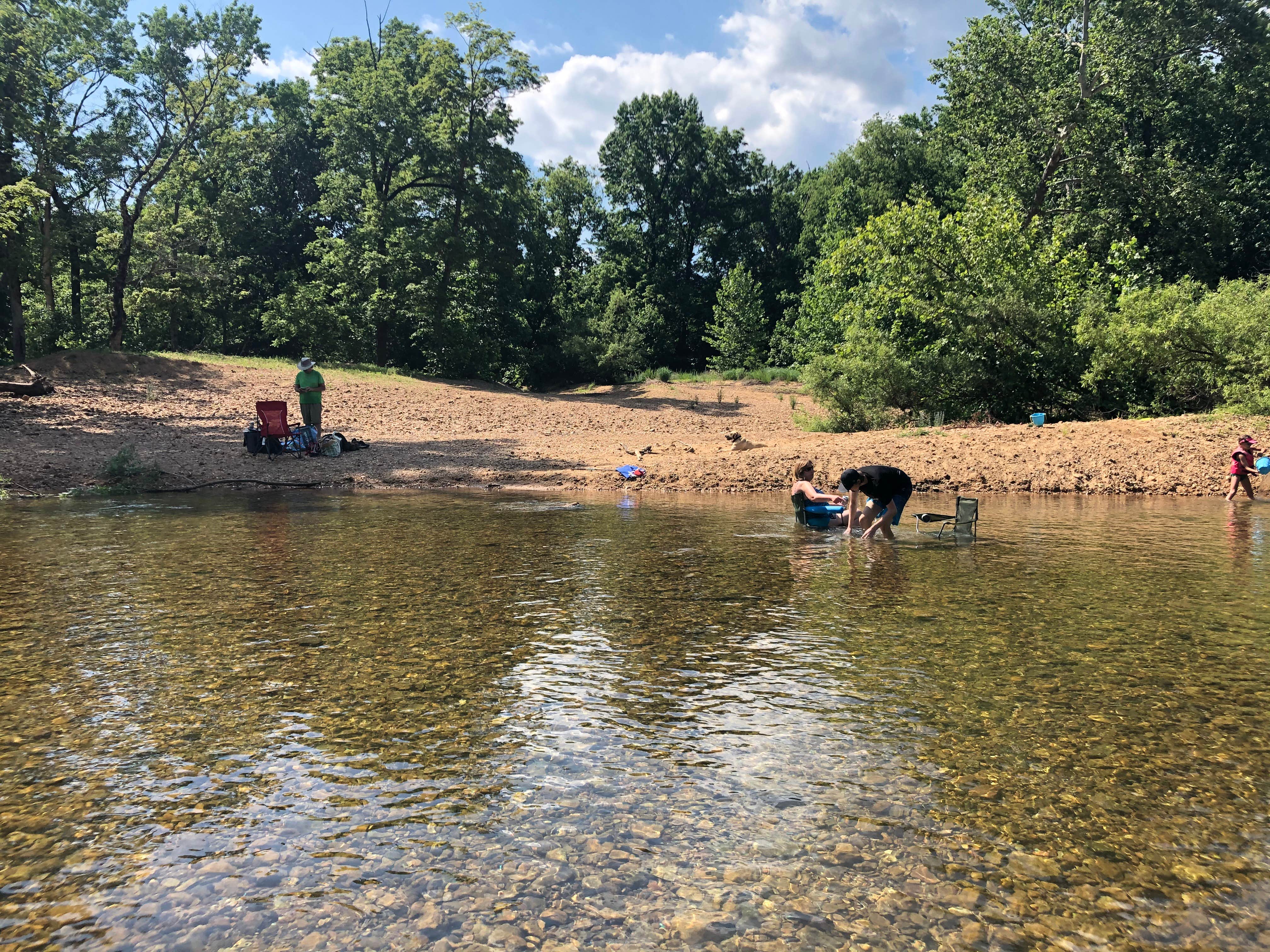 Josh S.'s photo of camping with pets at Sam A. Baker State Park Campground in Missouri