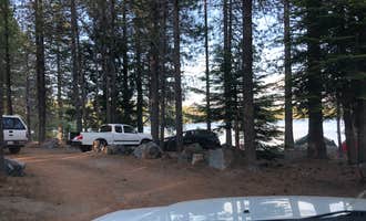 Camping near Loch Leven Lakes: Camino Cove Campground, Kyburz, California