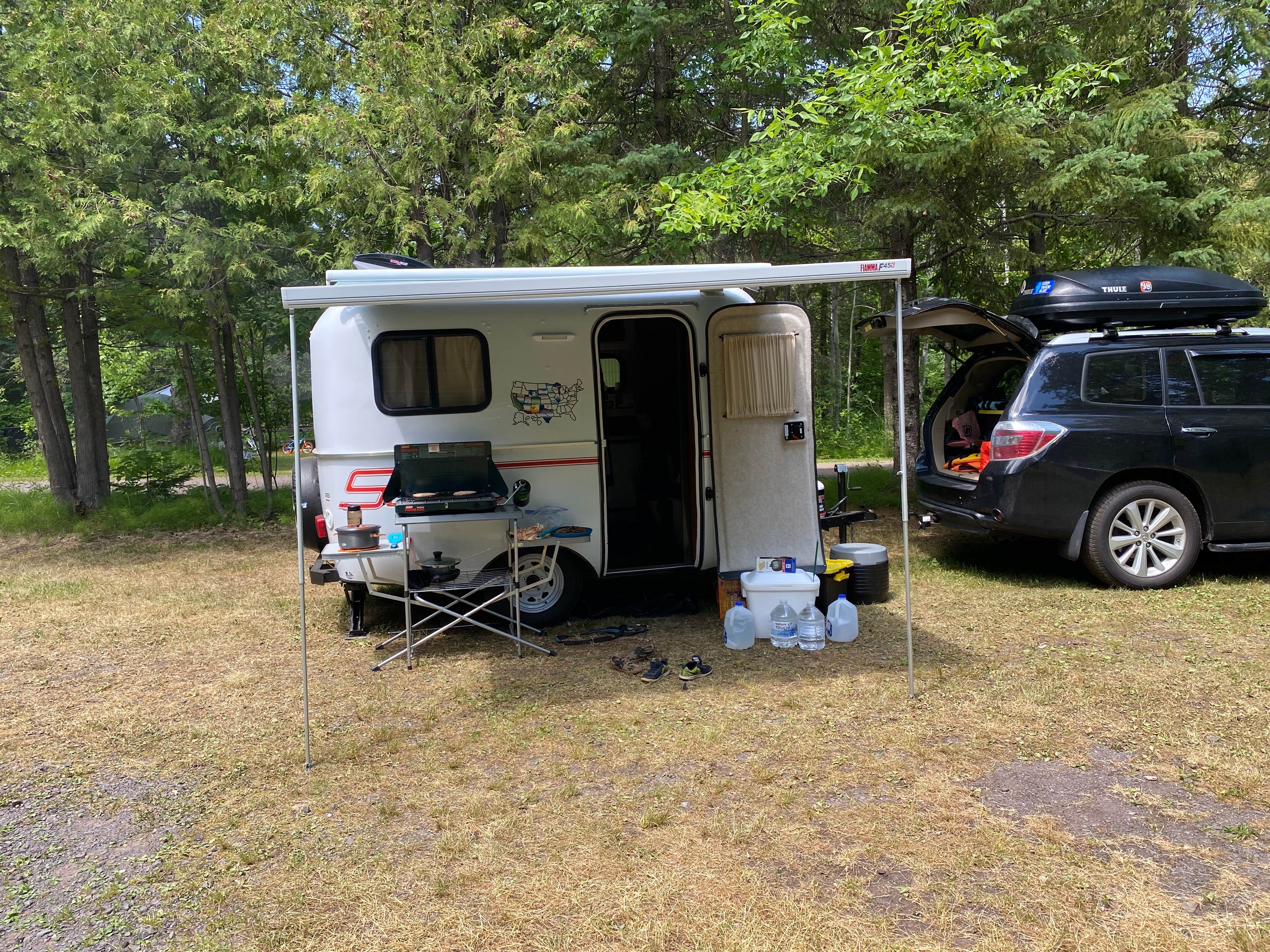 Roni J.'s photo of rv camping at Pattison State Park Campground near Superior, WI
