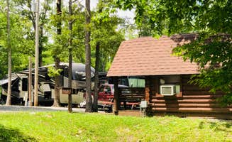 Stephanie J.'s photo of a cabin at Battlefield Campground & RV Park near Trenton, GA