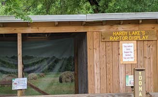 Stephen & Theresa B.'s photo of camping with pets at Shale Bluff Campground — Hardy Lake State Recreation Area near Seymour, IN