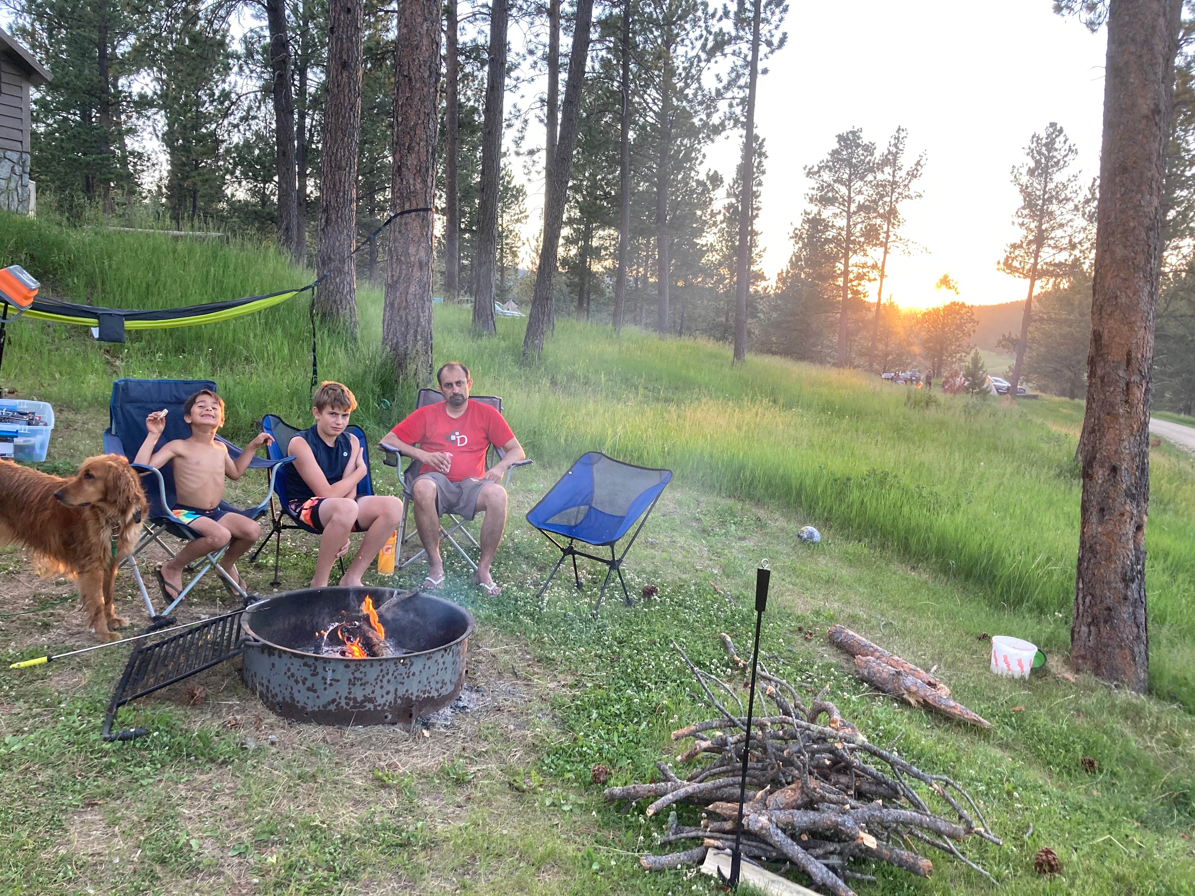 Veronica S.'s photo of camping with pets at Whitetail Campground near Black Hills National Forest