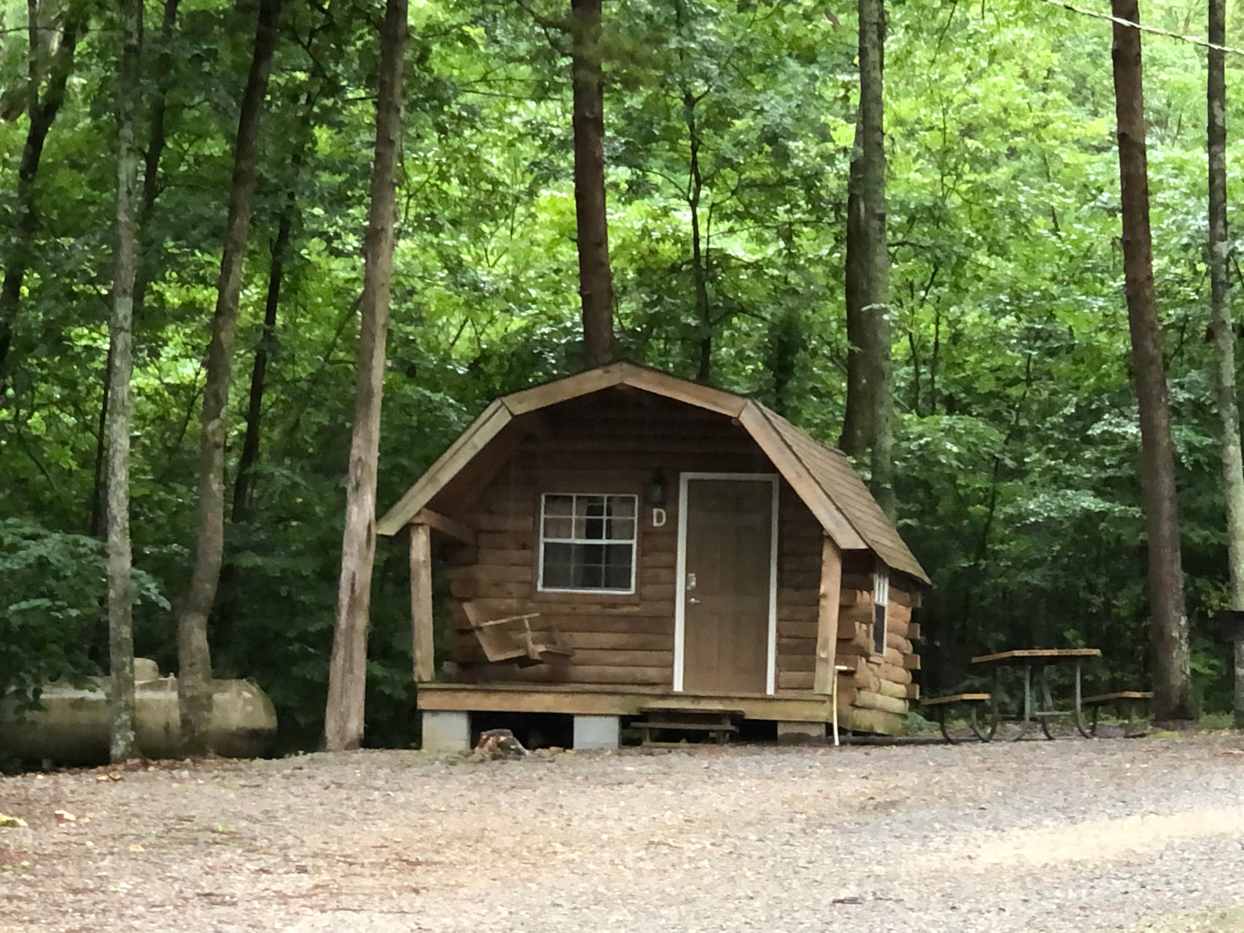 Stephanie J.'s photo of a cabin at Lookout Mountain-Chattanooga West KOA near Rising Fawn, GA