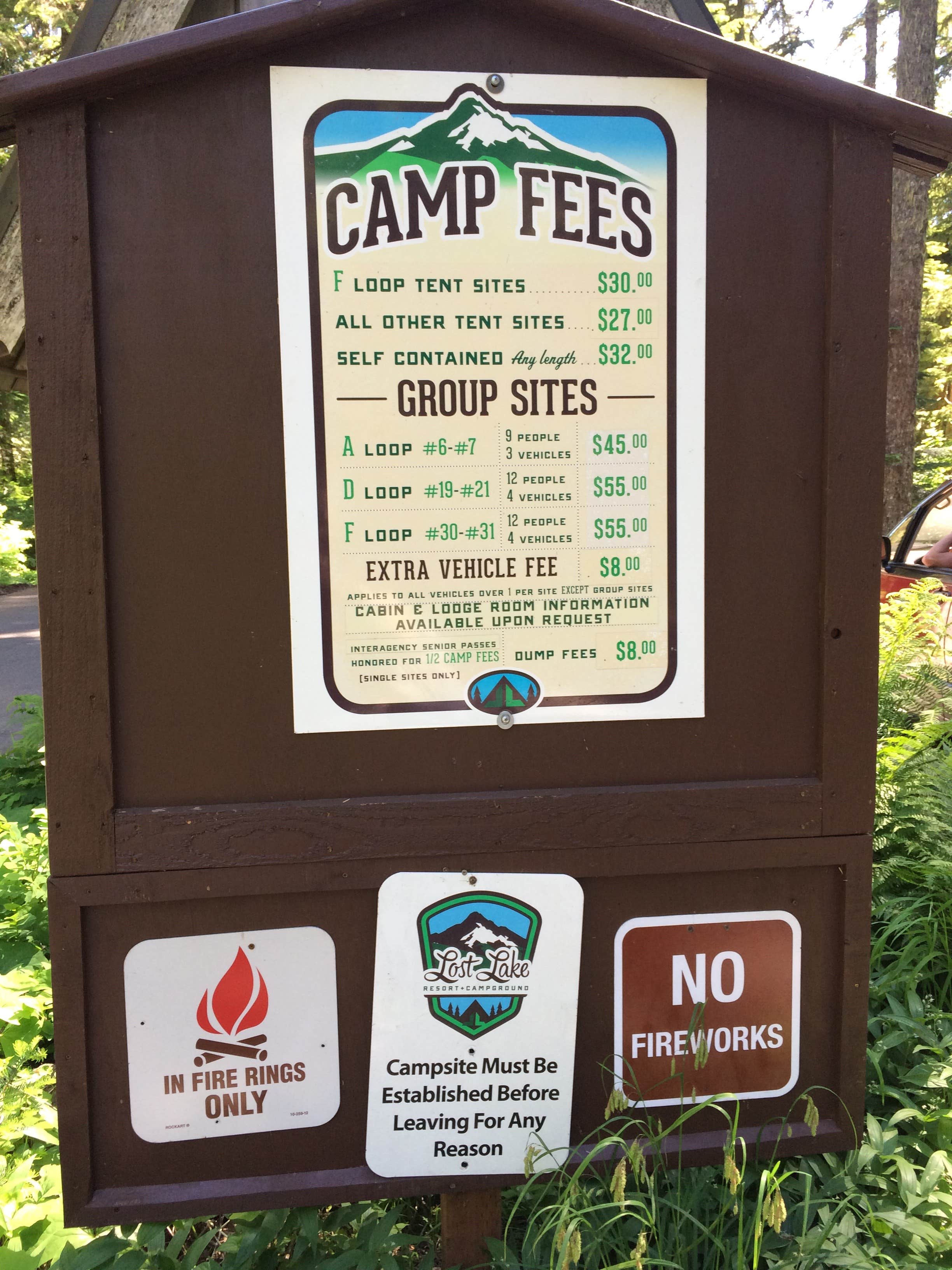Camper-submitted photo at Lost Lake Resort And Campground — Mt. Hood National Forest near Carson, WA