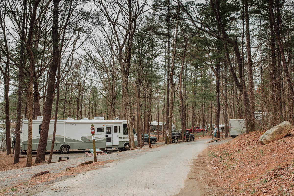 Stephanie J.'s photo of rv camping at Fort Mountain State Park Campground near Talking Rock, GA