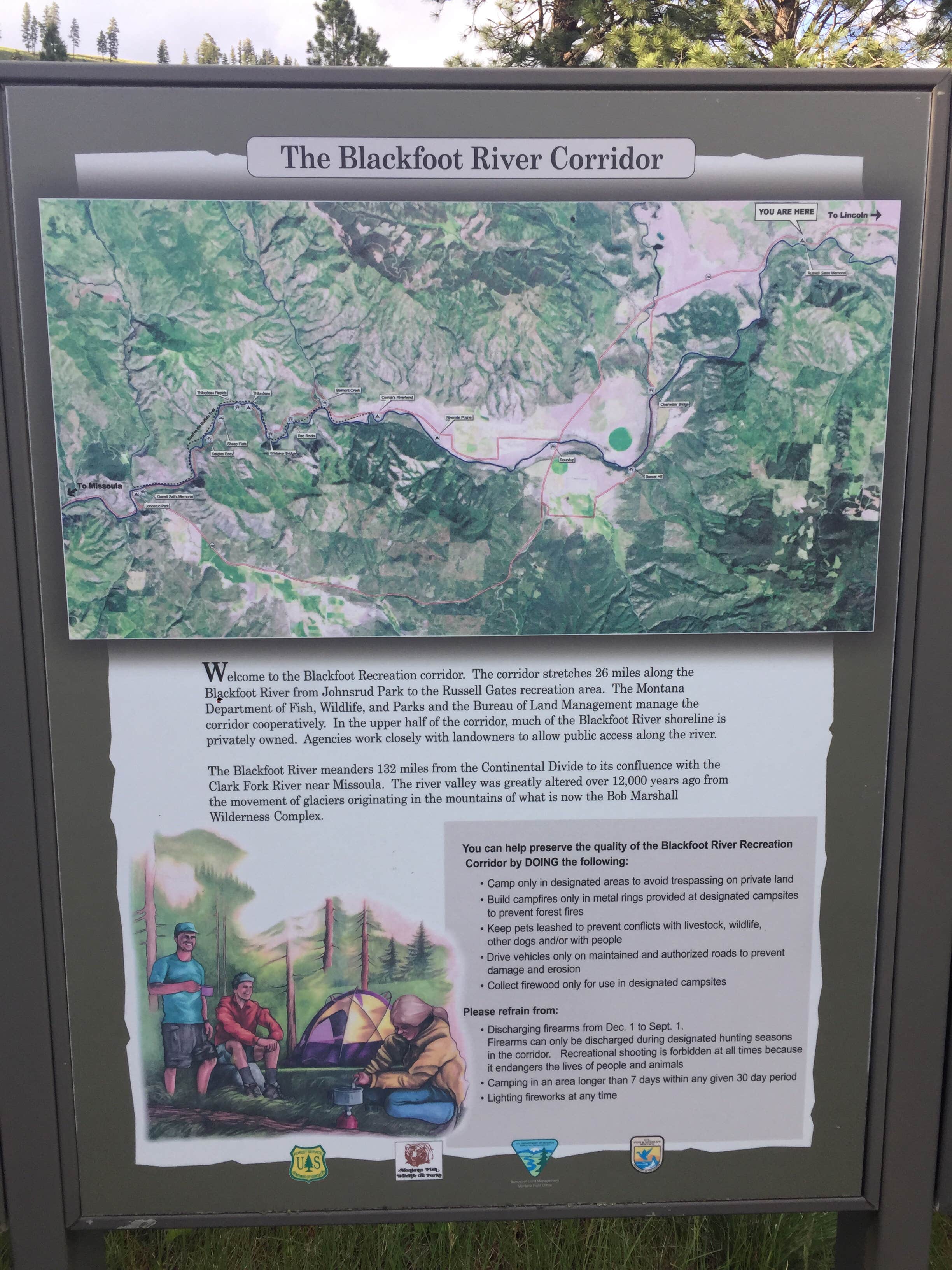 Camper-submitted photo at Russell Gates Memorial near Ovando, MT