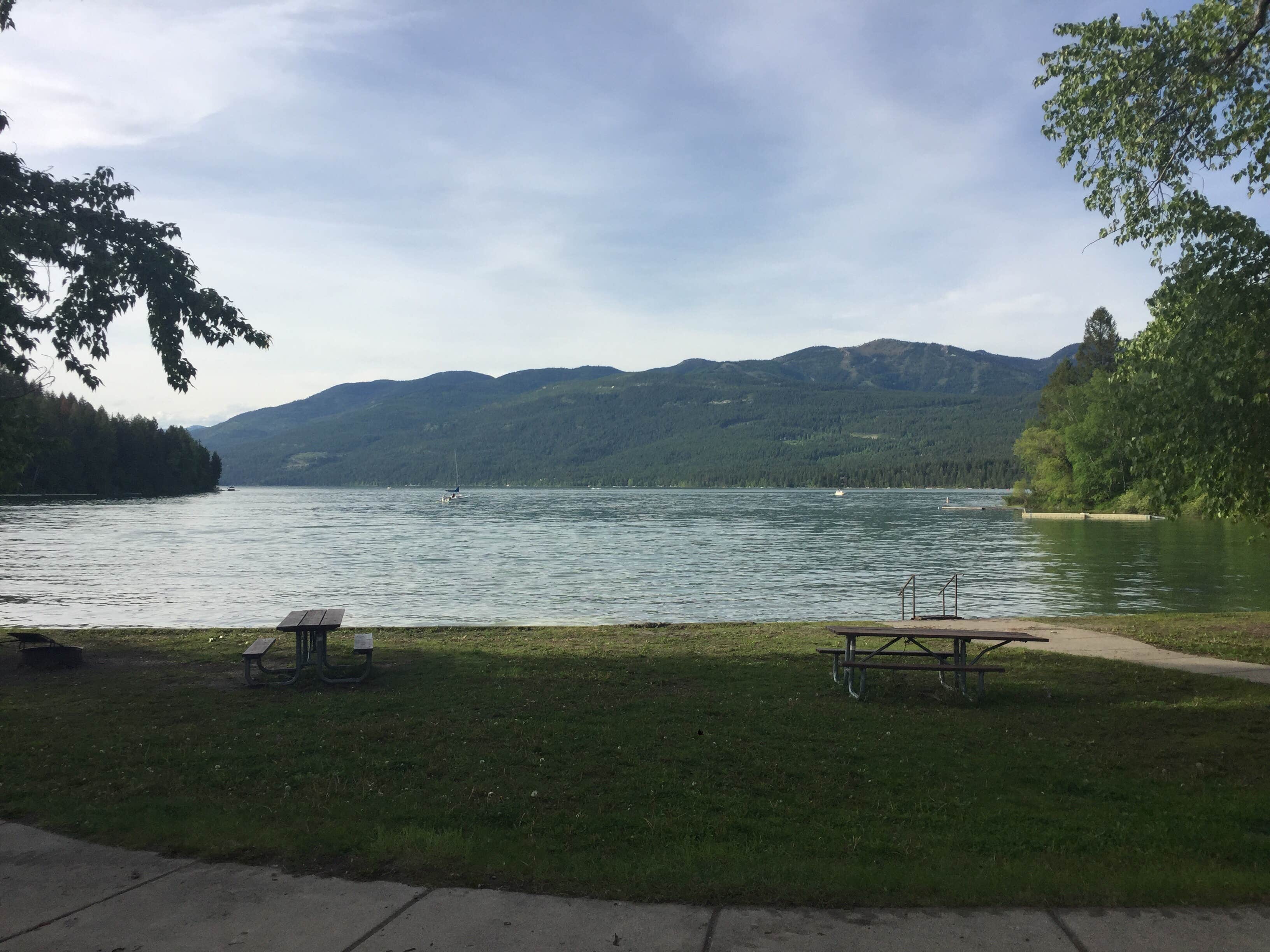 Camper-submitted photo at Whitefish Lake State Park Campground near Whitefish, MT