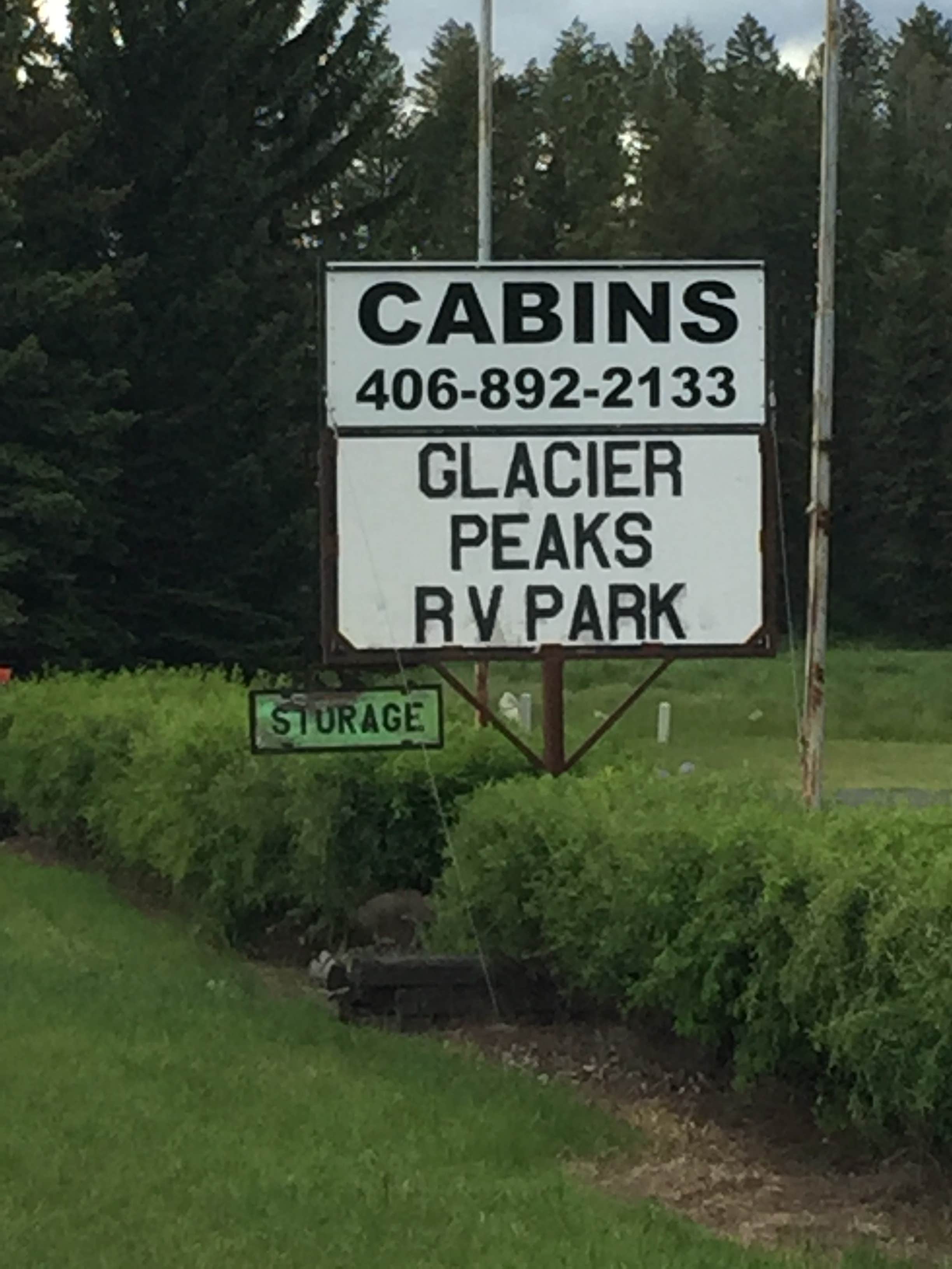 Camper-submitted photo at Glacier Peaks RV Park near Olney, MT