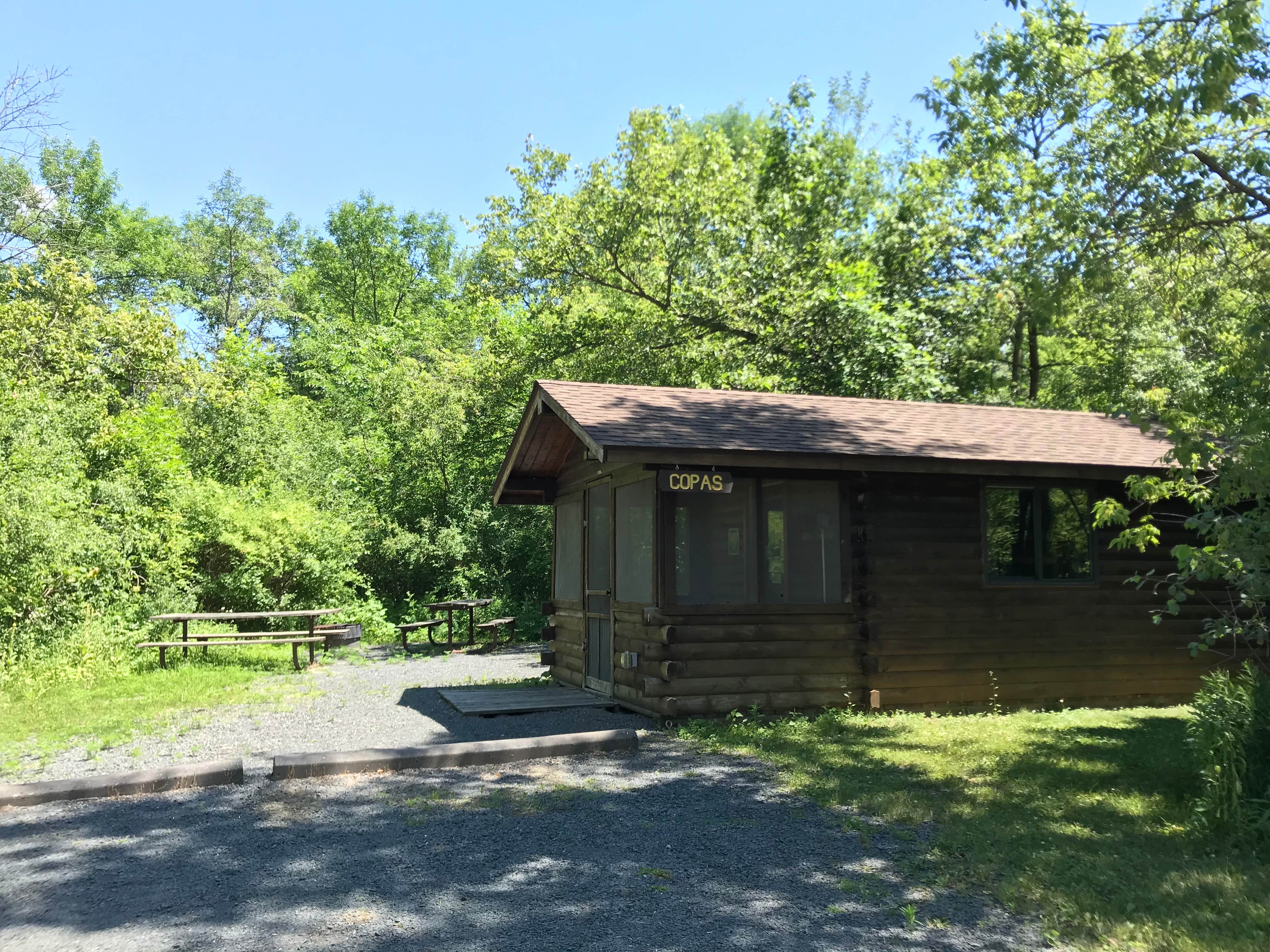 Krista T.'s photo of a cabin at William O'Brien State Park Campground near Rockford, MN