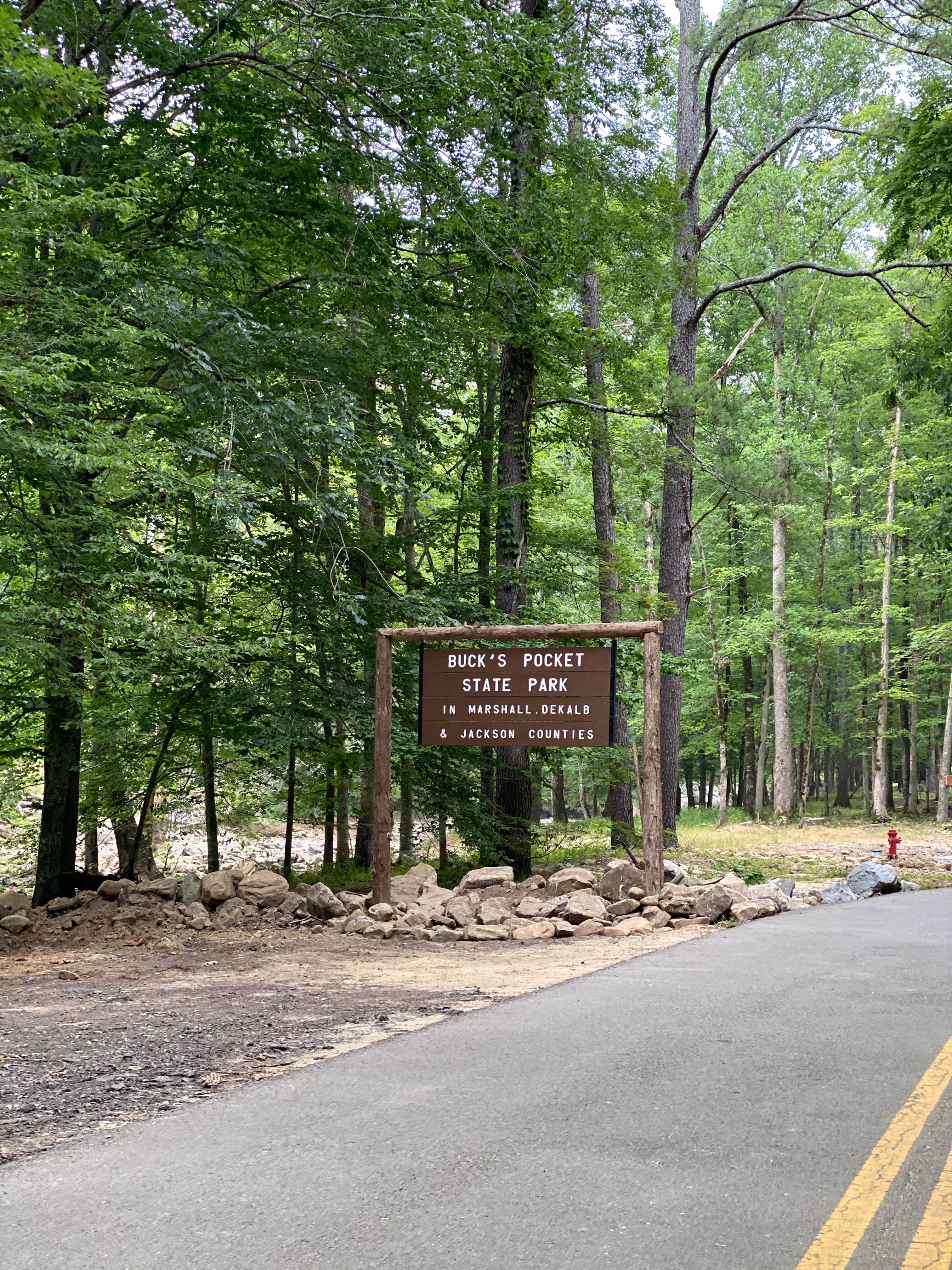 Camper submitted image from Buck's Pocket State Park Campground - 2