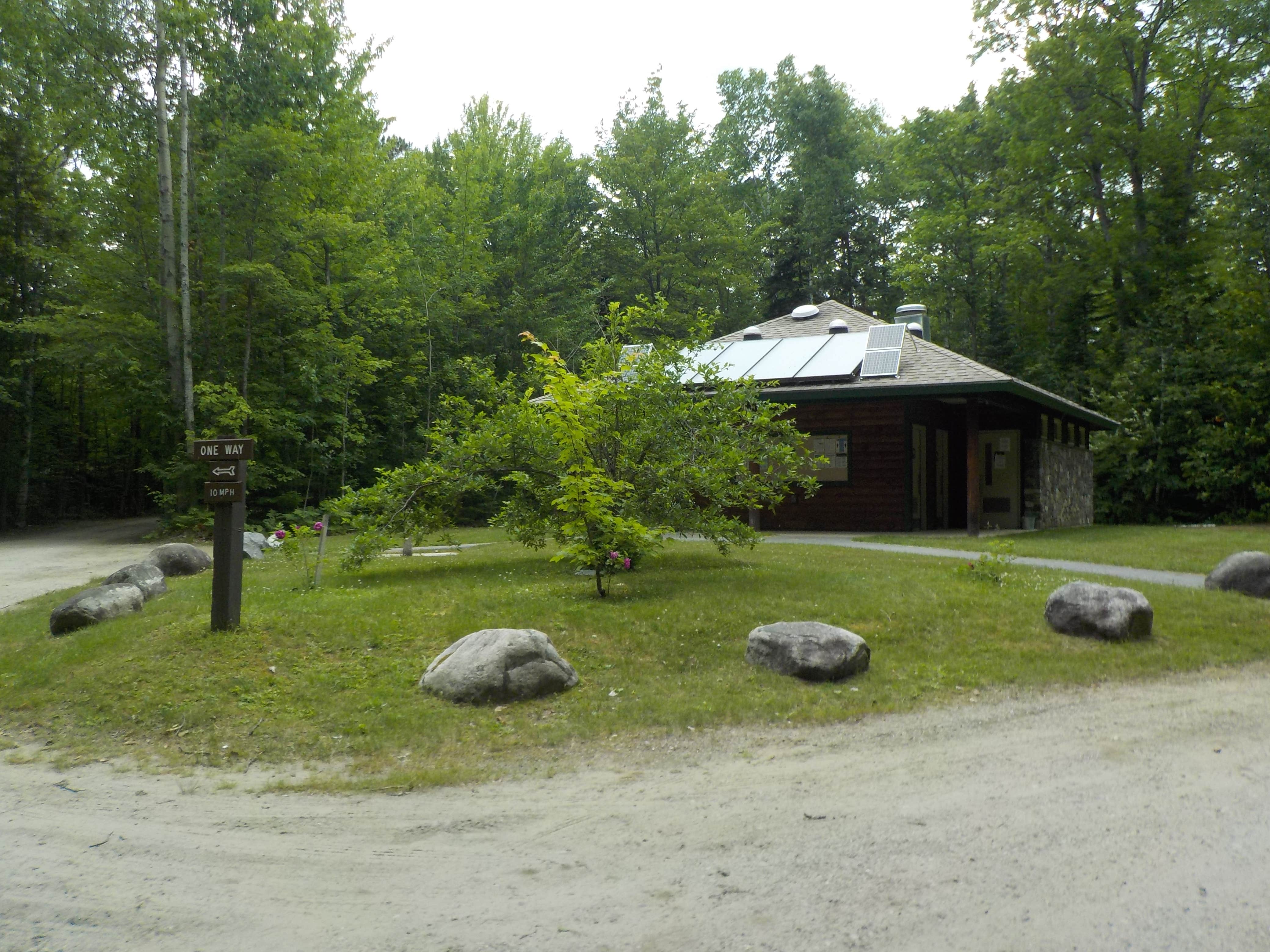 Sarah C.'s photo of a cabin at Brighton State Park Campground near Montgomery Center, VT