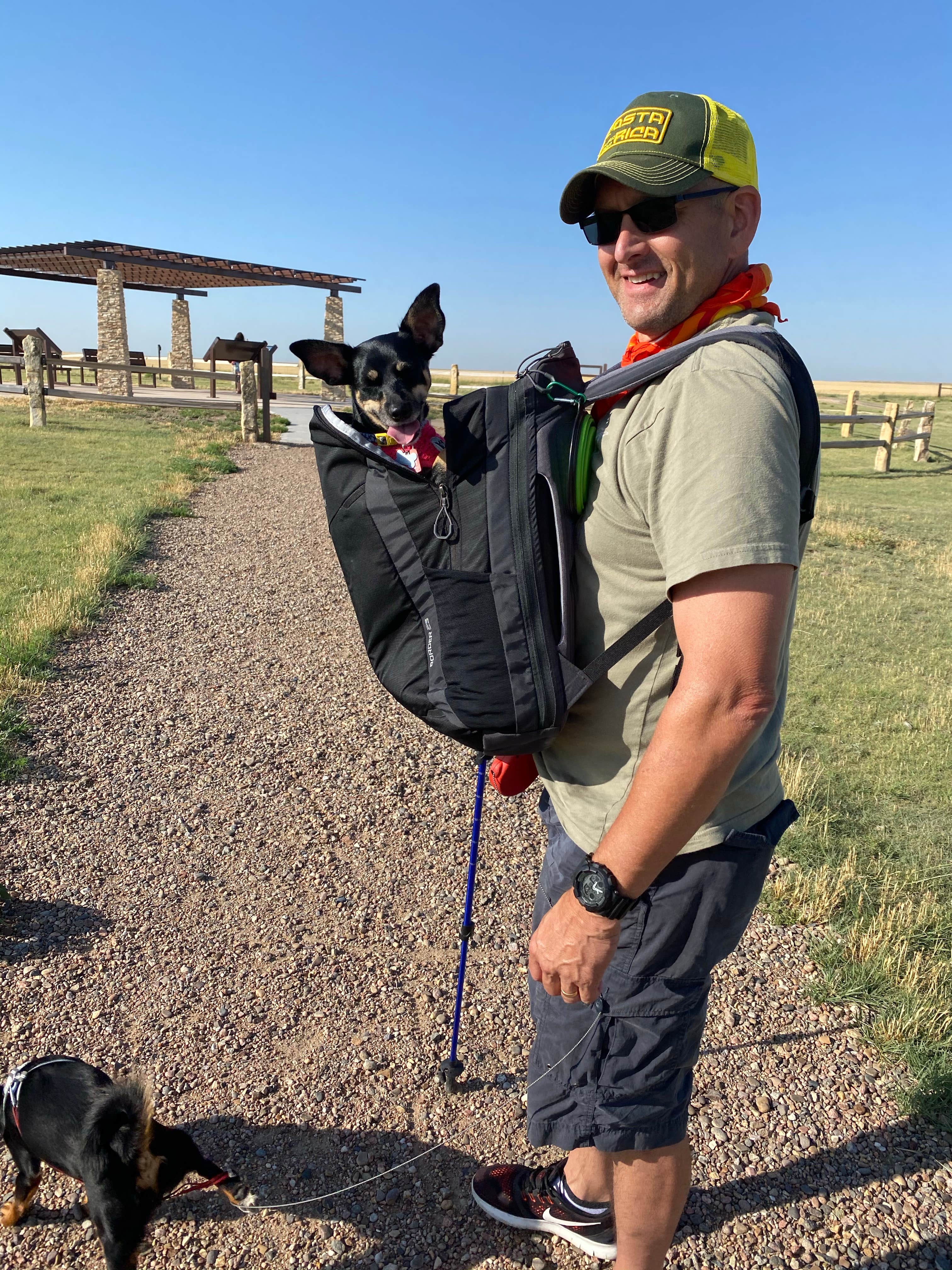 Shannon G.'s photo of camping with pets at Elm Grove — Historic Lake Scott State Park near Colby, KS
