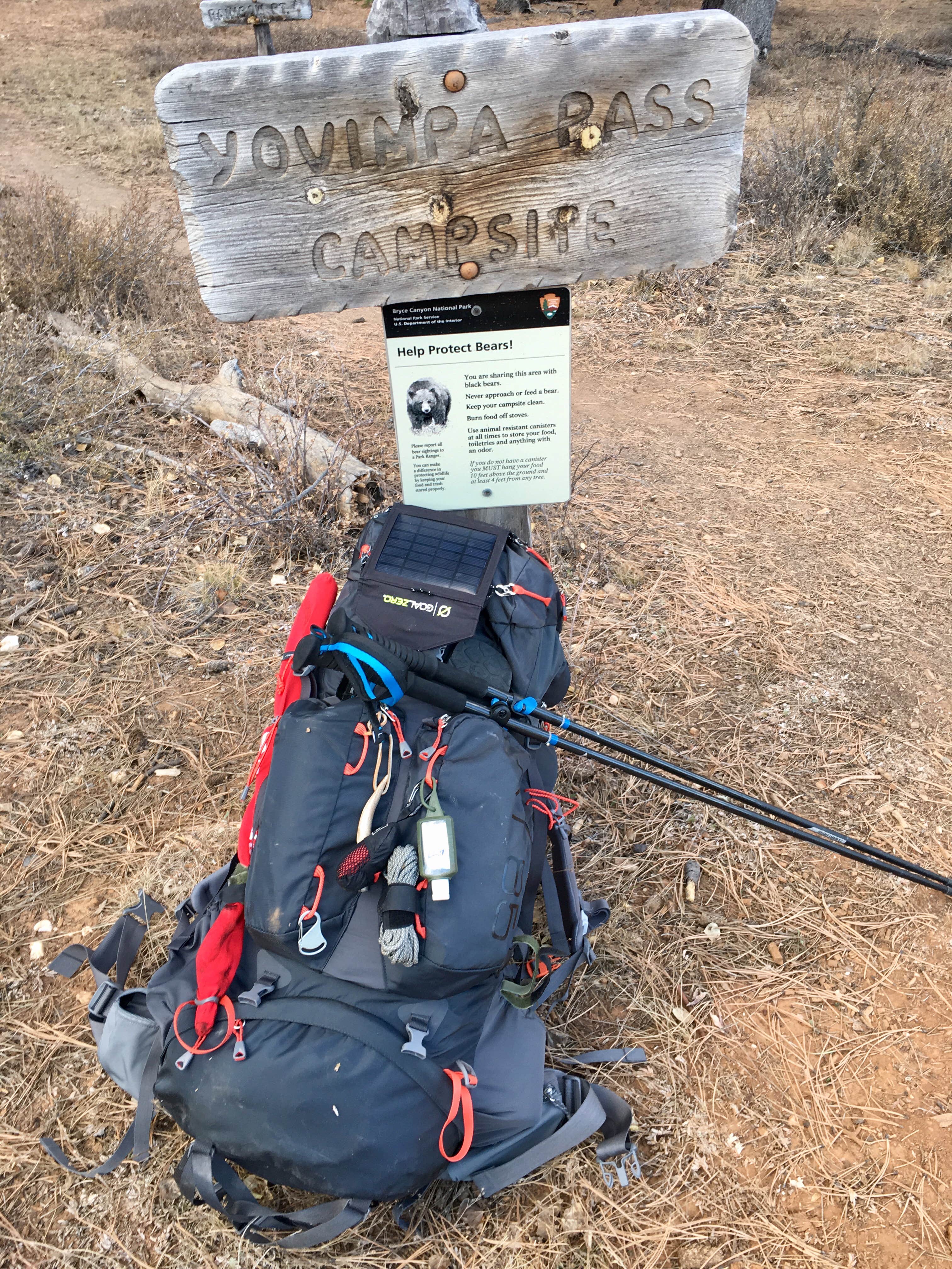 Camper-submitted photo at Yovimpa Pass Campsite — Bryce Canyon National Park near Glendale, UT