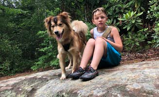 Brittni F.'s photo of camping with pets at Red River Gorge Campground near Slade, KY