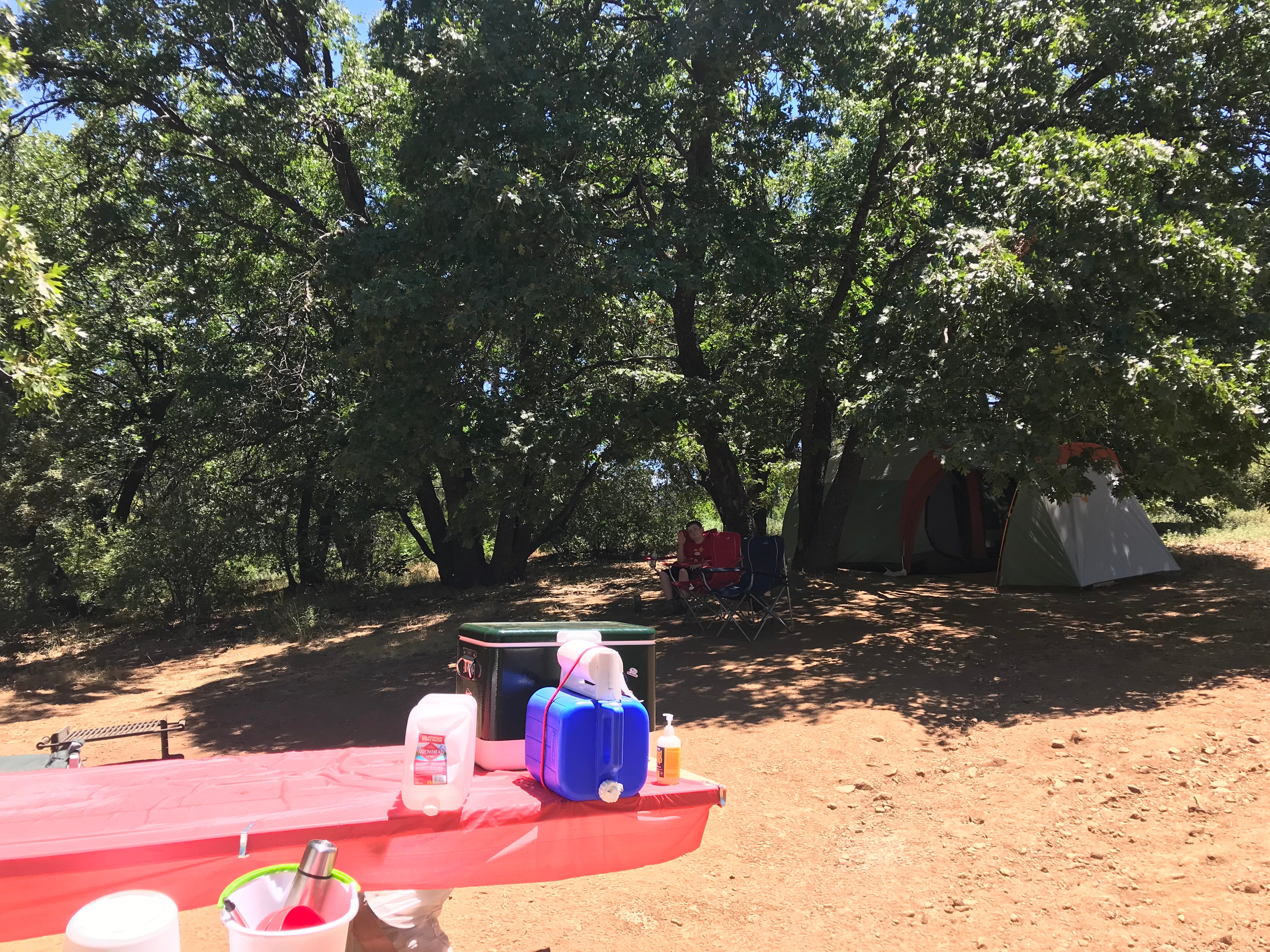 Our campsite (#207)