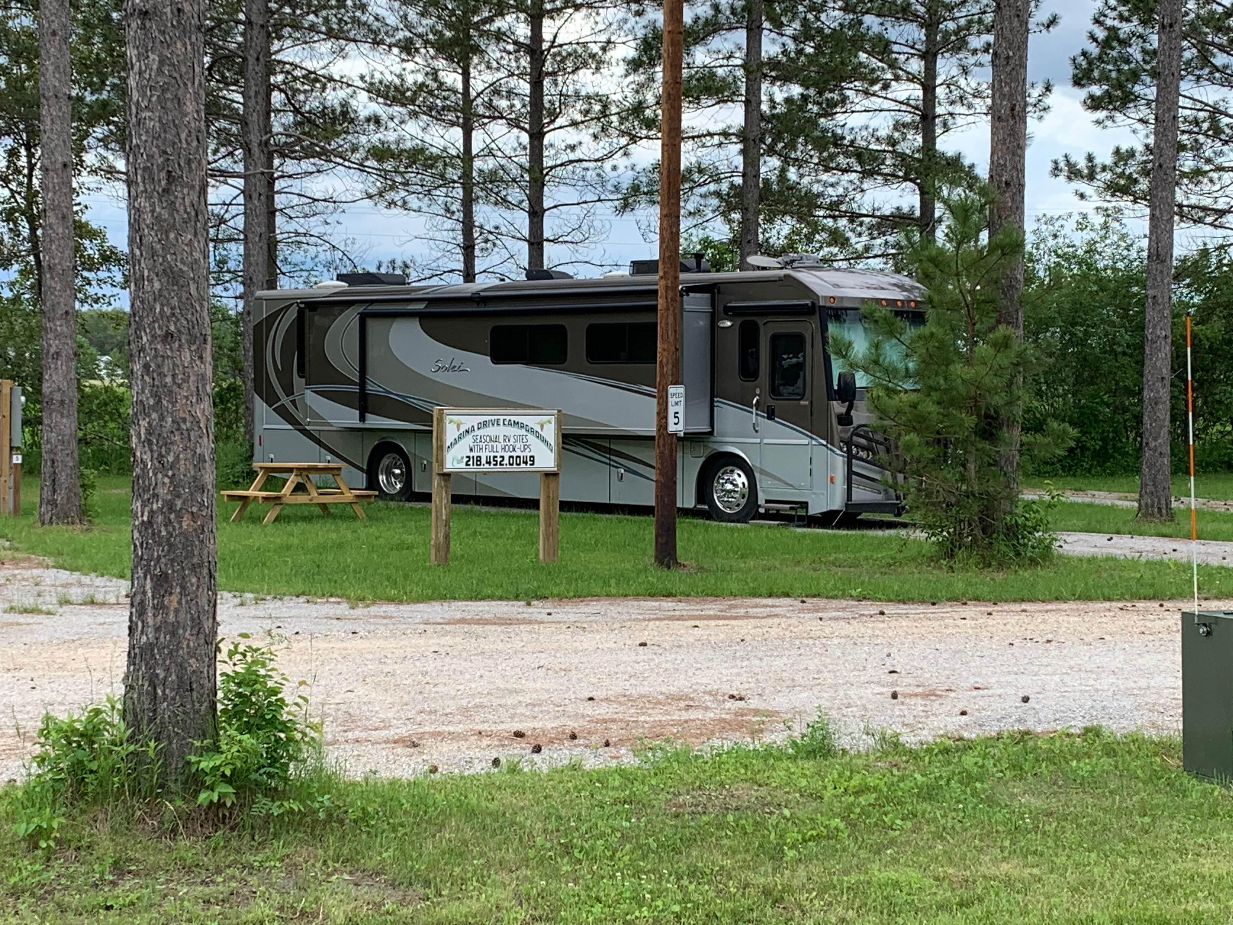 Scott M.'s photo of rv camping at Marina Drive Campground near Roseau, MN
