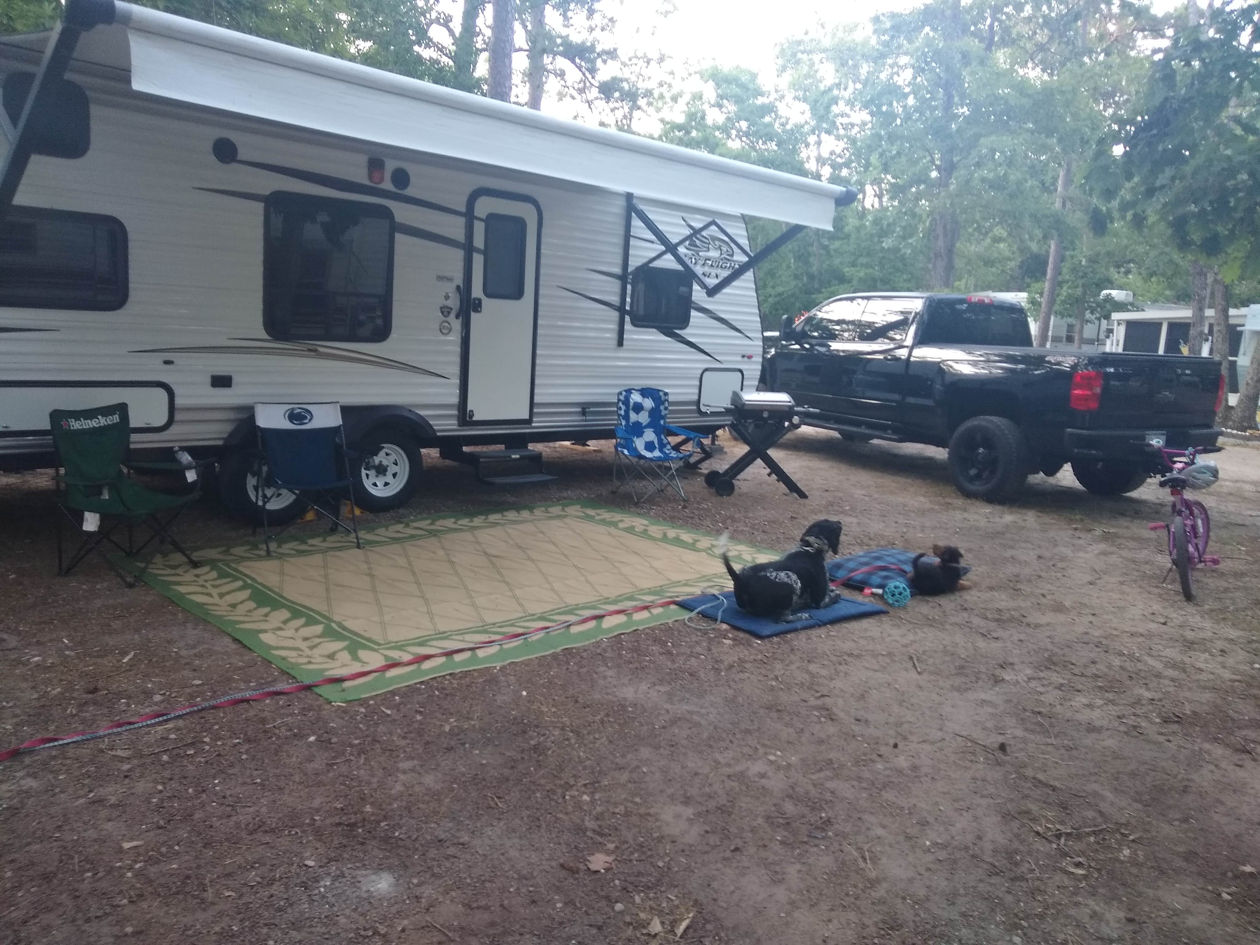 Becca U.'s photo of rv camping at Echo Farms RV Campground near Hammonton, NJ