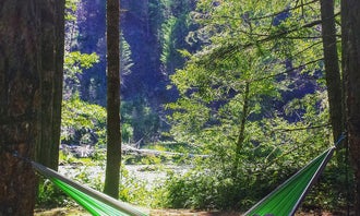 Camping near Promontory Park: Lazy Bend - TEMP CLOSED DUE TO FIRE DAMAGE, Estacada, Oregon