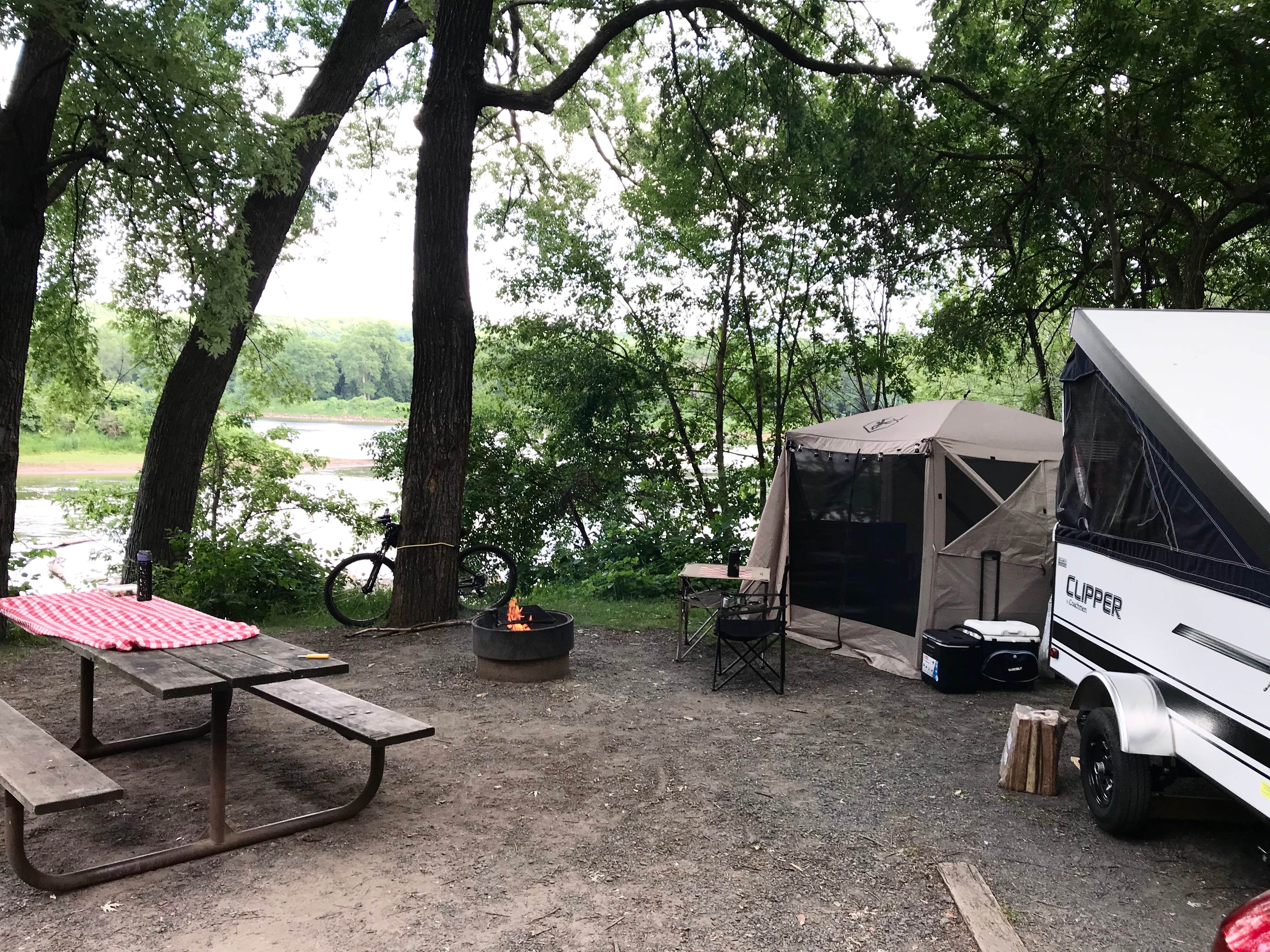 Tikki B.'s photo of rv camping at Interstate State Park — Interstate State Park near Lindstrom, MN