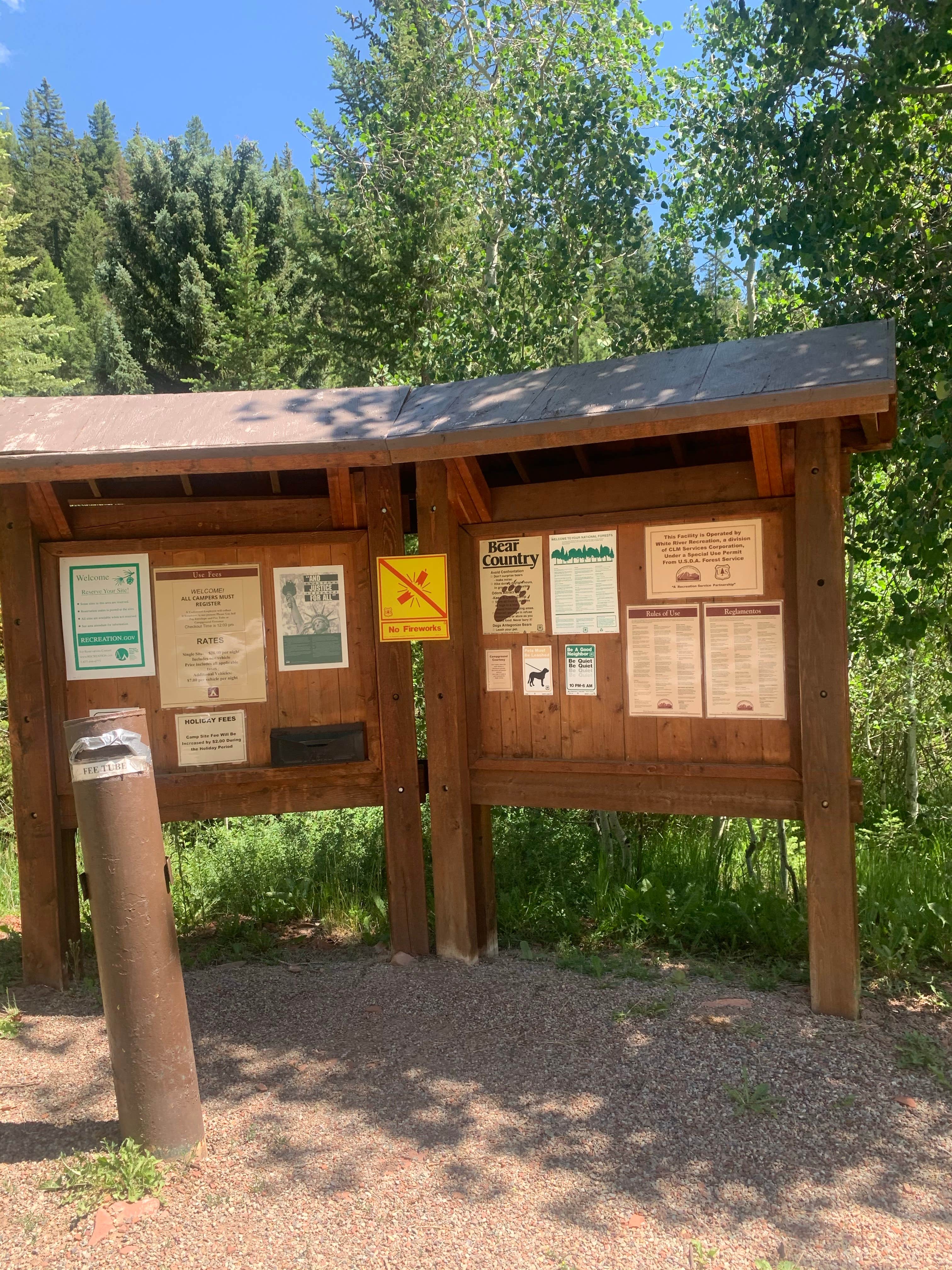 Camper-submitted photo at Little Mattie Campground — White River National Forest near White River National Forest