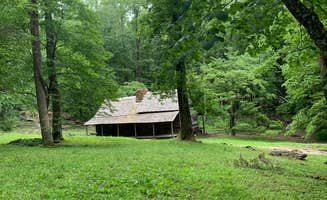Laure D.'s photo of glamping accommodations at Greenbrier Campground near Del Rio, TN