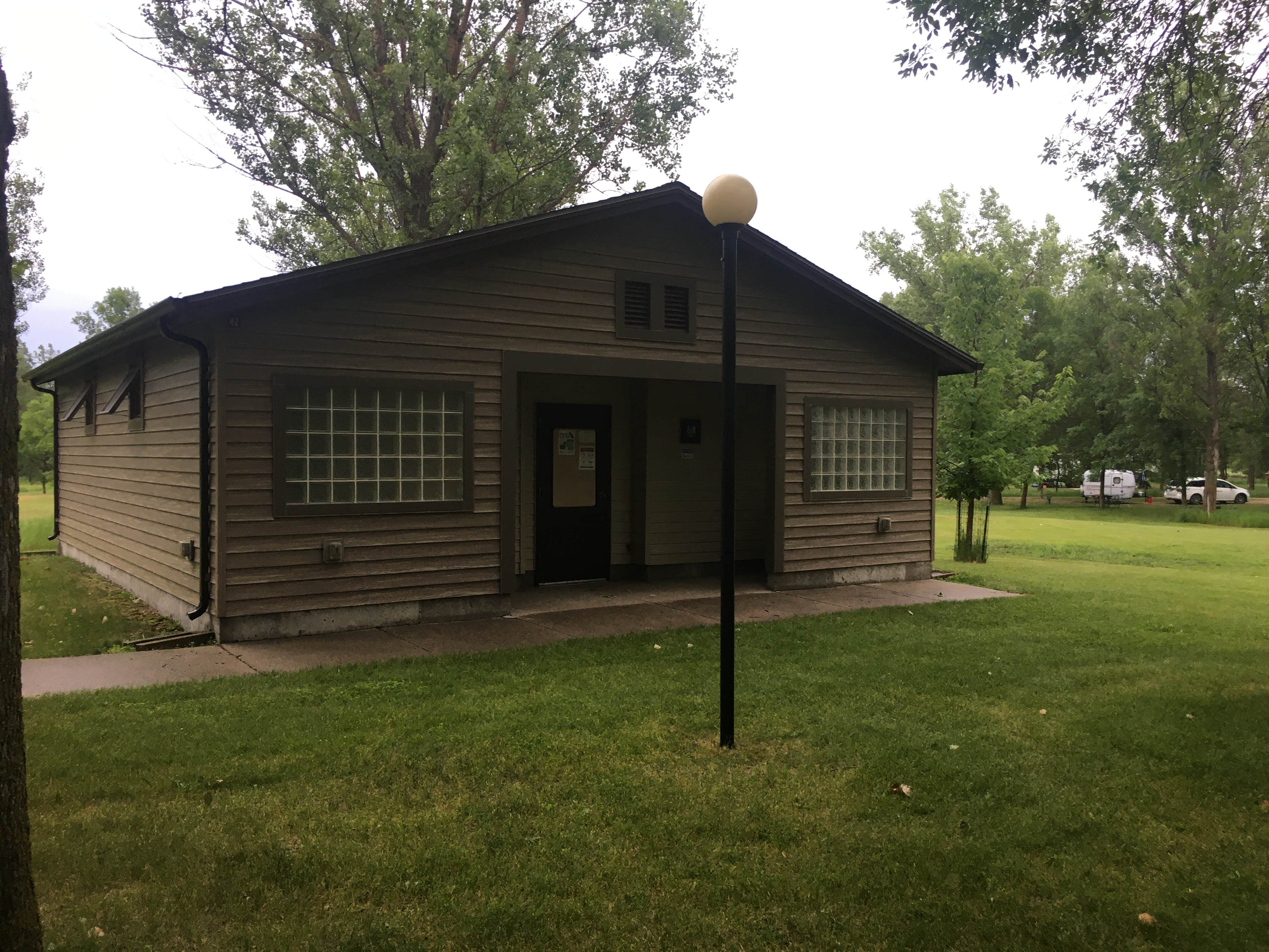 Janet R.'s photo of glamping accommodations at Fort Ransom State Park Campground near Leonard, ND