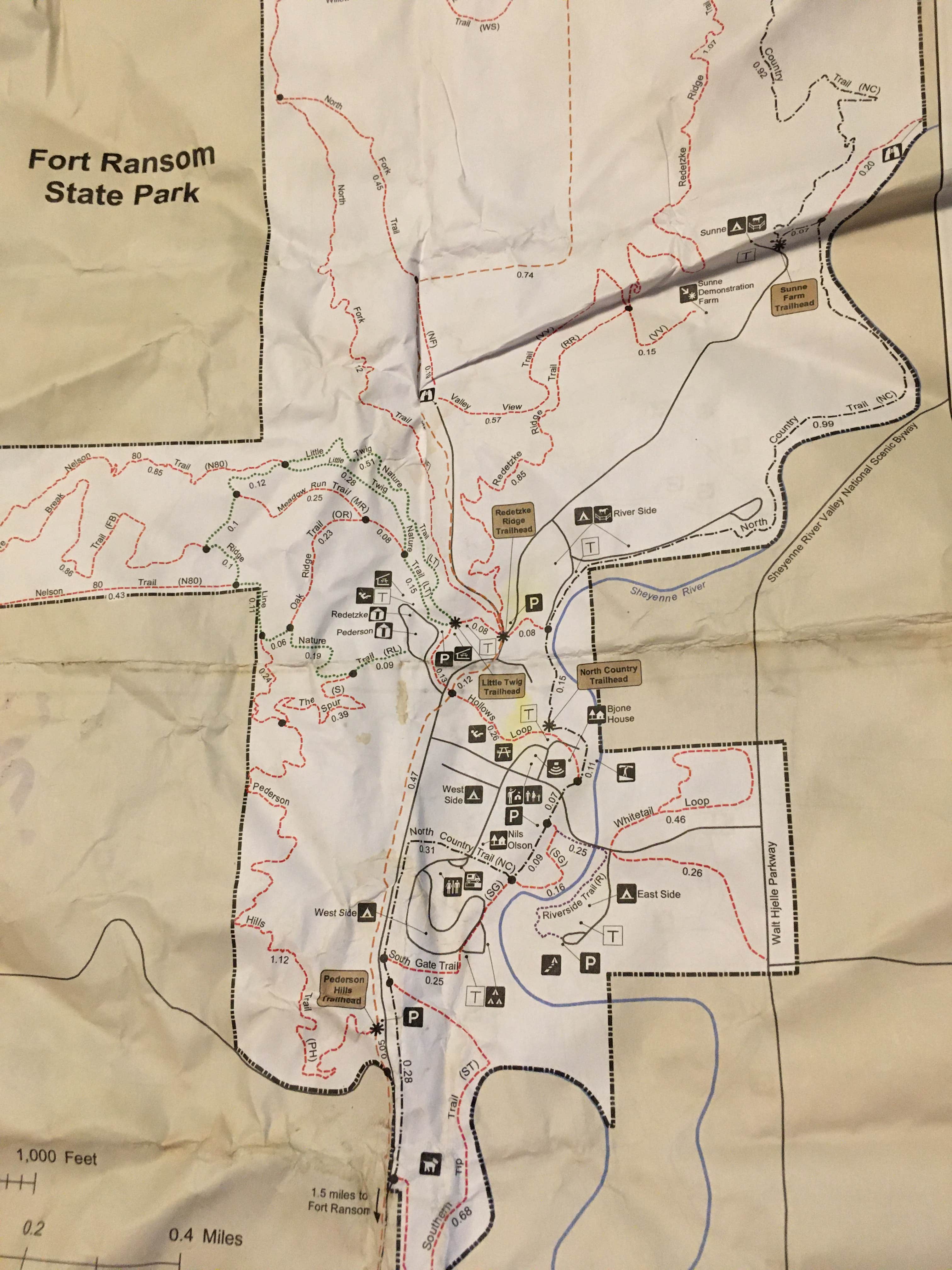 Camper-submitted photo at Fort Ransom State Park Campground near Leonard, ND