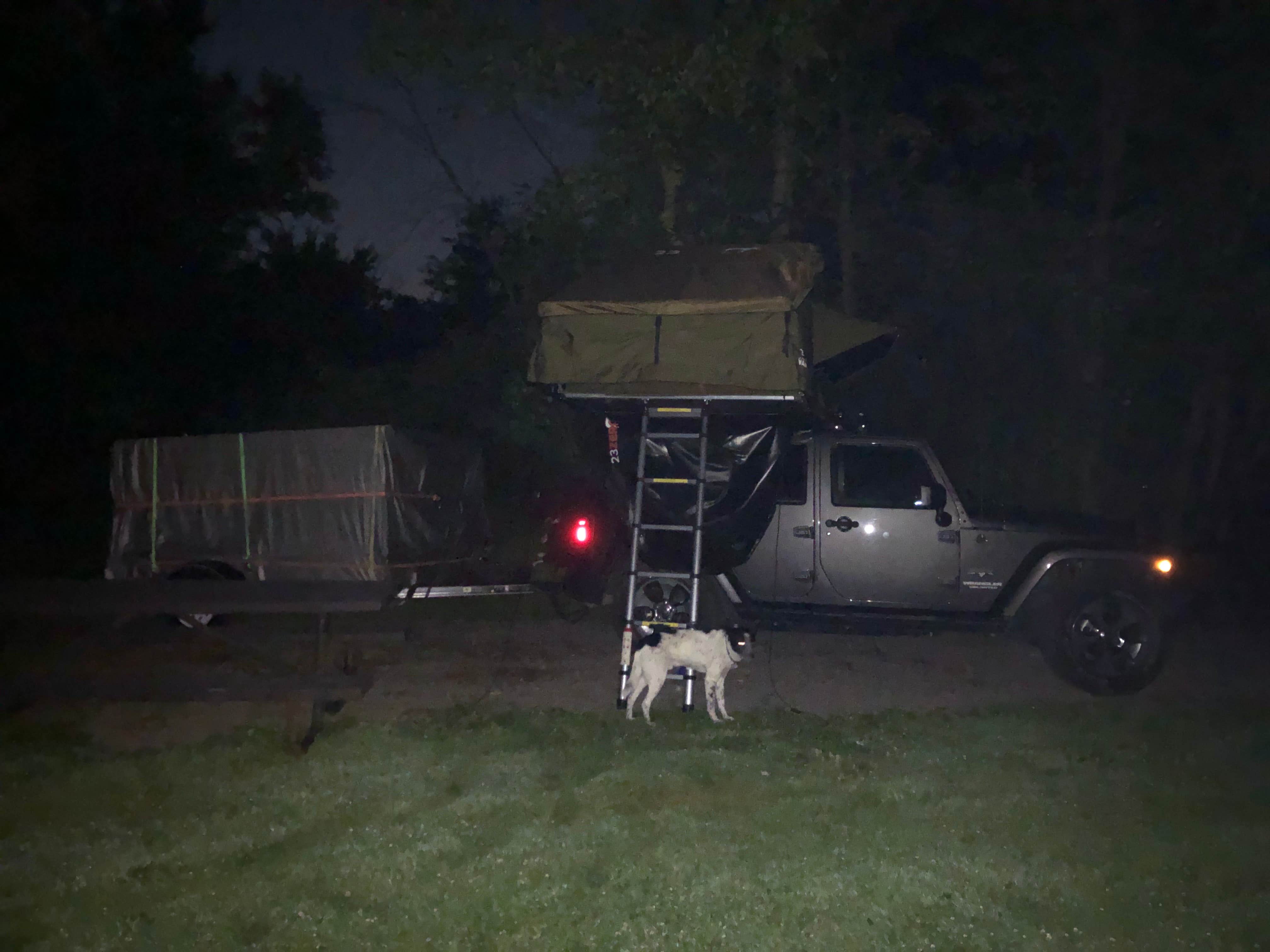 Kathryn Z.'s photo of camping with pets at Shenango Campground near Poland, OH