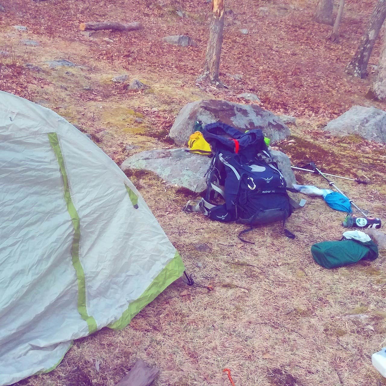 harriman state park backcountry camping