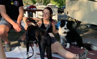 Tami D.'s photo of camping with pets at Auburn Gold Country RV Park near Colfax, CA