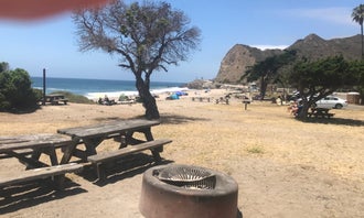 Camping near Anacapa Island Campground — Channel Islands National Park: Sycamore Canyon Campground — Point Mugu State Park, Santa Monica Mountains National Recreation Area, California