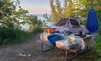 shawn M.'s photo at Fisherman's Island State Park Campground near Petoskey, MI