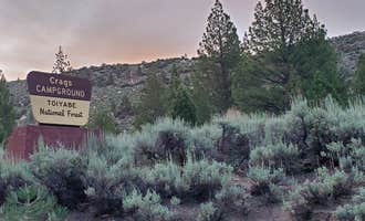 Camping near Paha: Toiyabe National Forest Crags Campground, Bridgeport, California