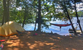 Mele T.'s photo of tent camping at Saranac Lake Islands Adirondack Preserve Campground near Au Sable Forks, NY