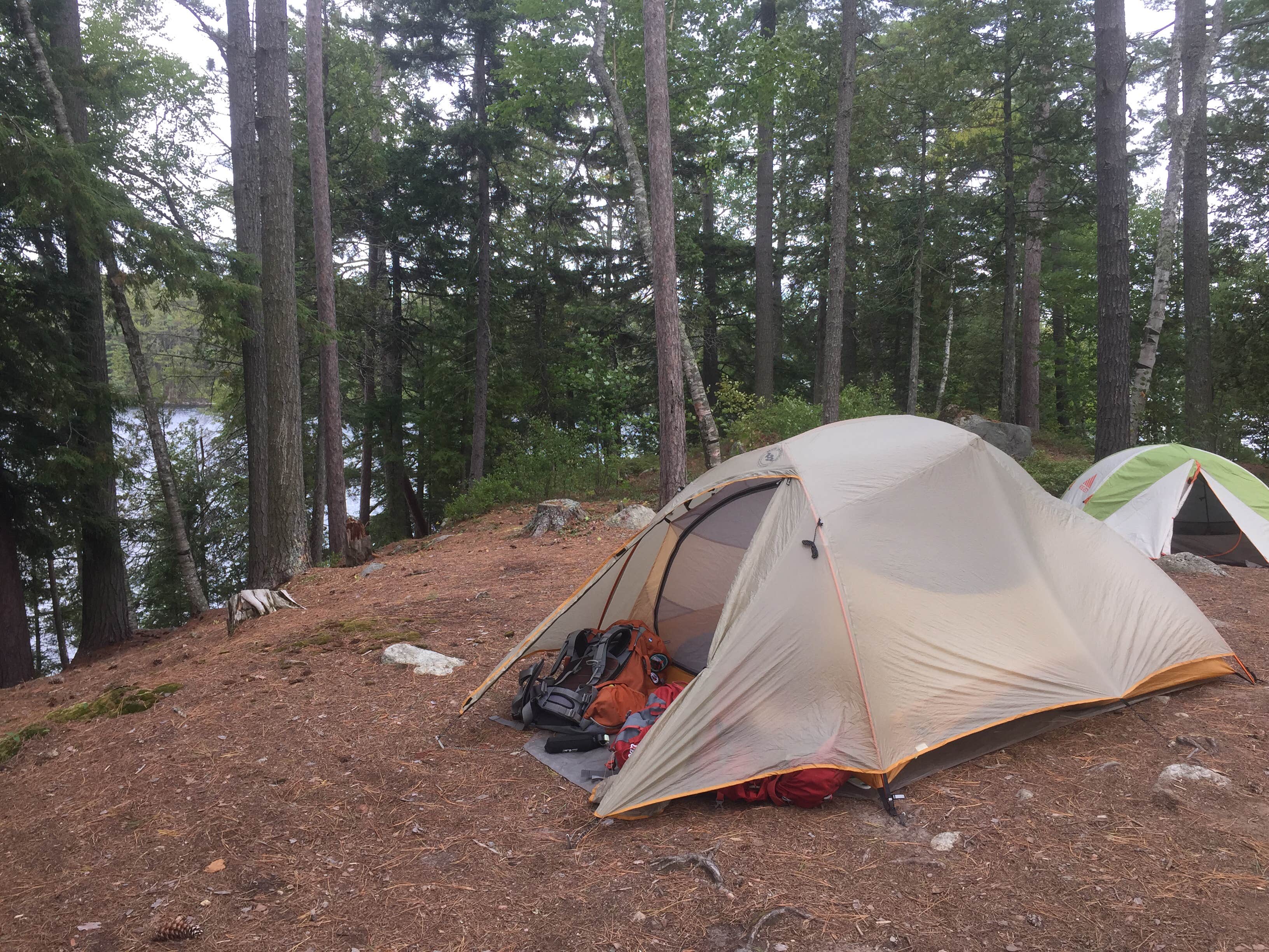 Mele T.'s photo of tent camping at Saranac Lake Islands Adirondack Preserve Campground near Upper Jay, NY