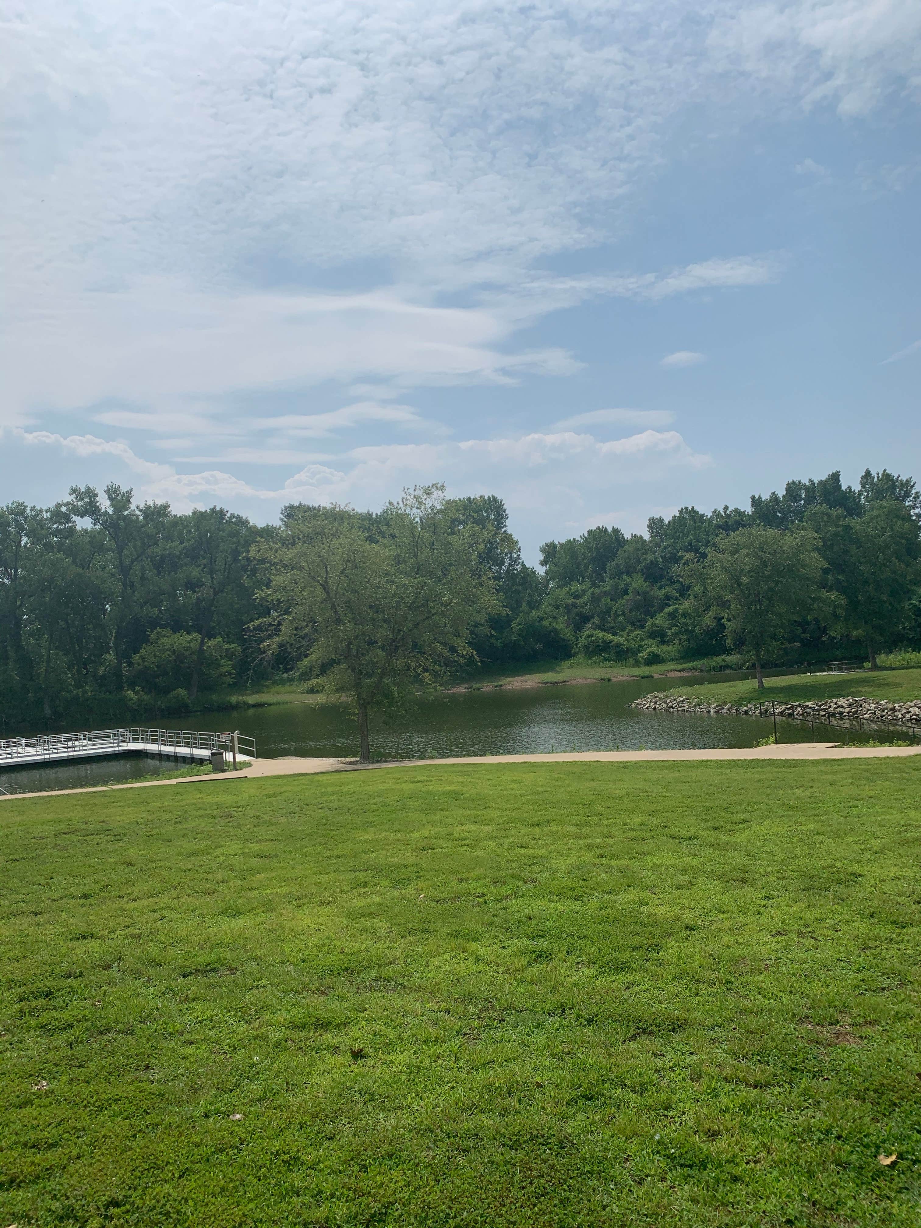 Camper-submitted photo at Boulder Lake Campground — Wakonda State Park near Lewistown, MO
