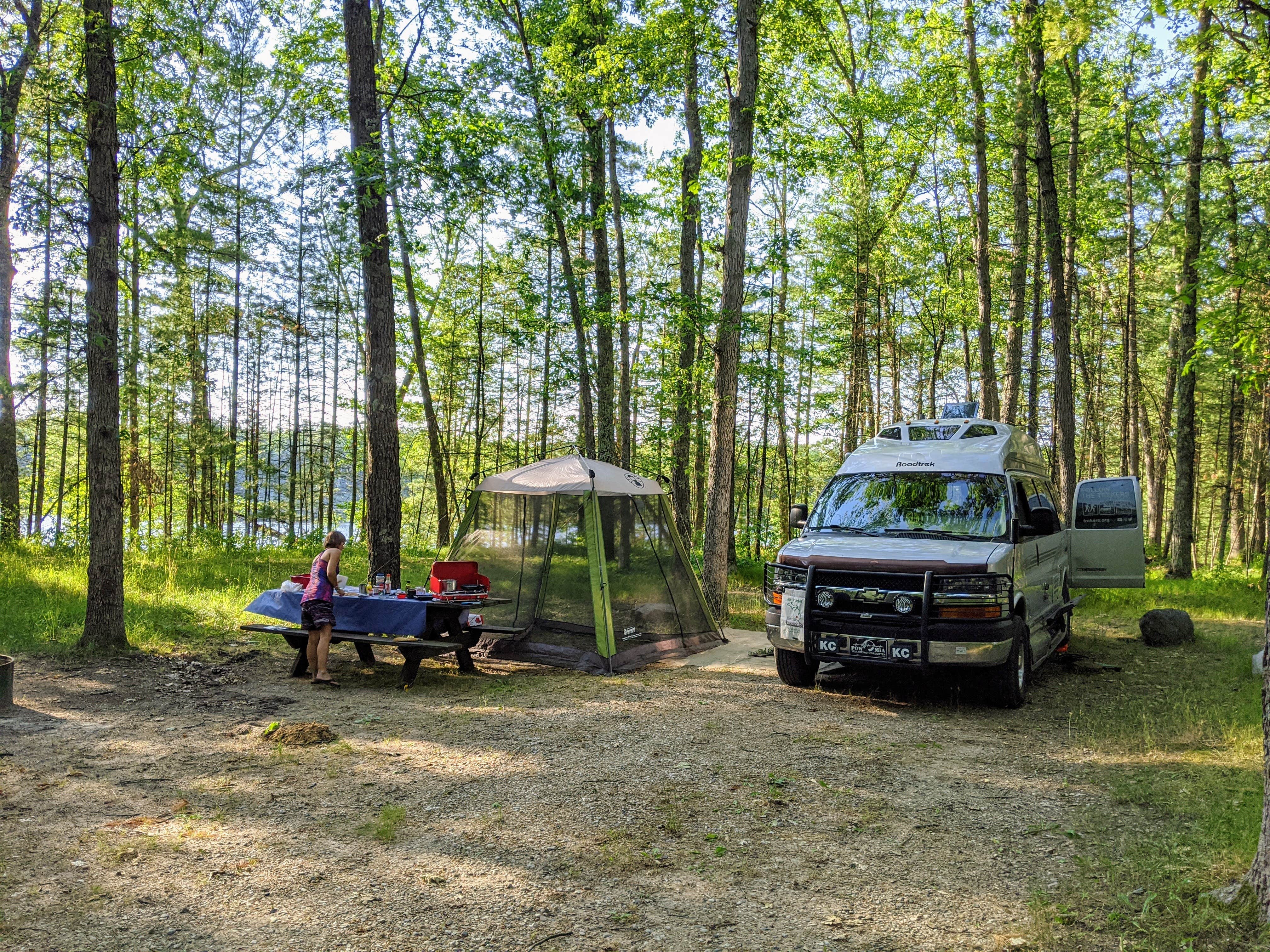 Camper-submitted photo at Leverentz Lake State Forest Campground near Cadillac, MI