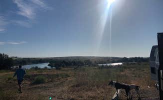 Elisabeth G.'s photo of camping with pets at Milner Historic Recreation Area near Burley, ID