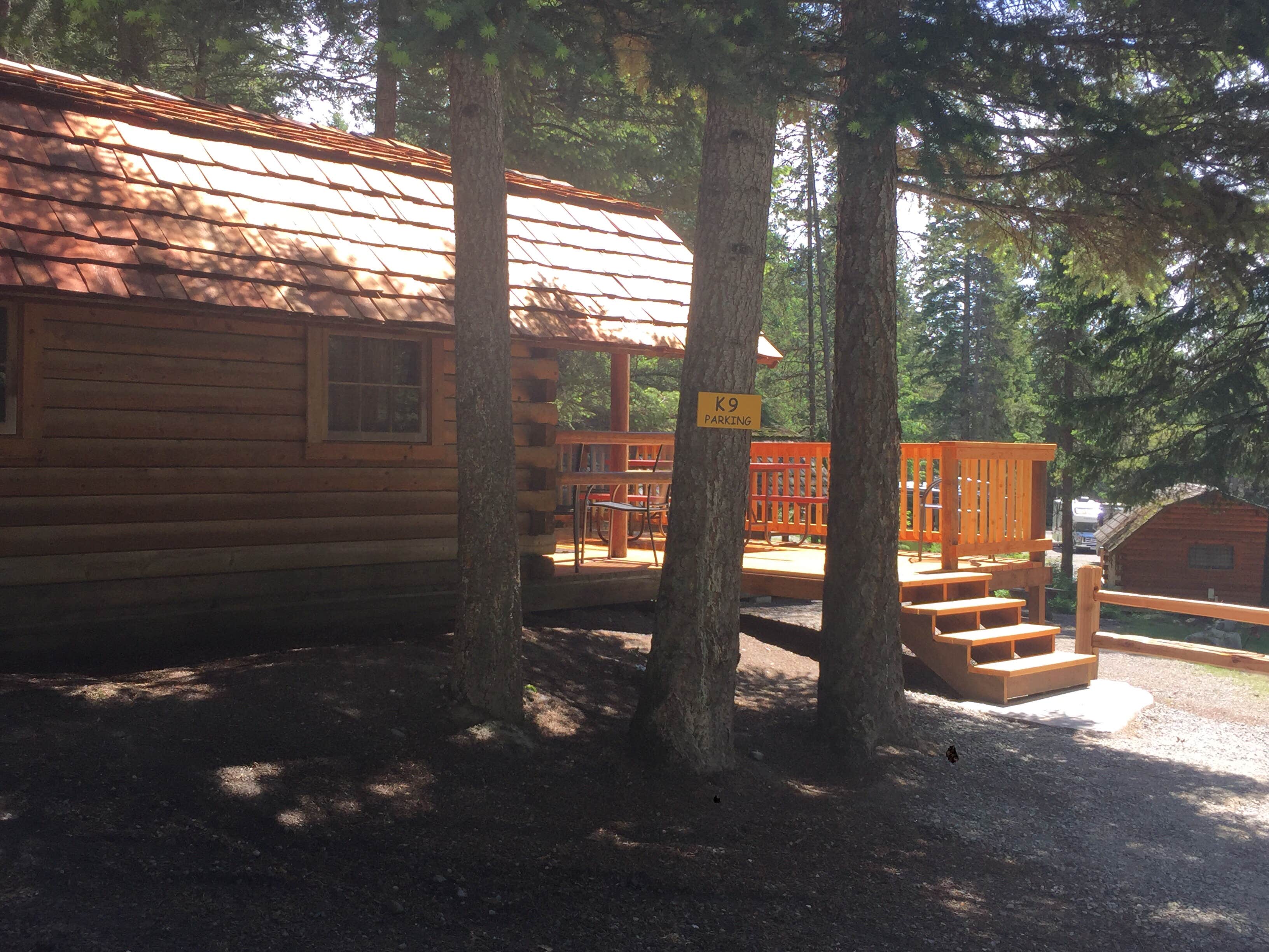 Bjorn S.'s photo of glamping accommodations at Whitefish-Kalispell North KOA in Montana