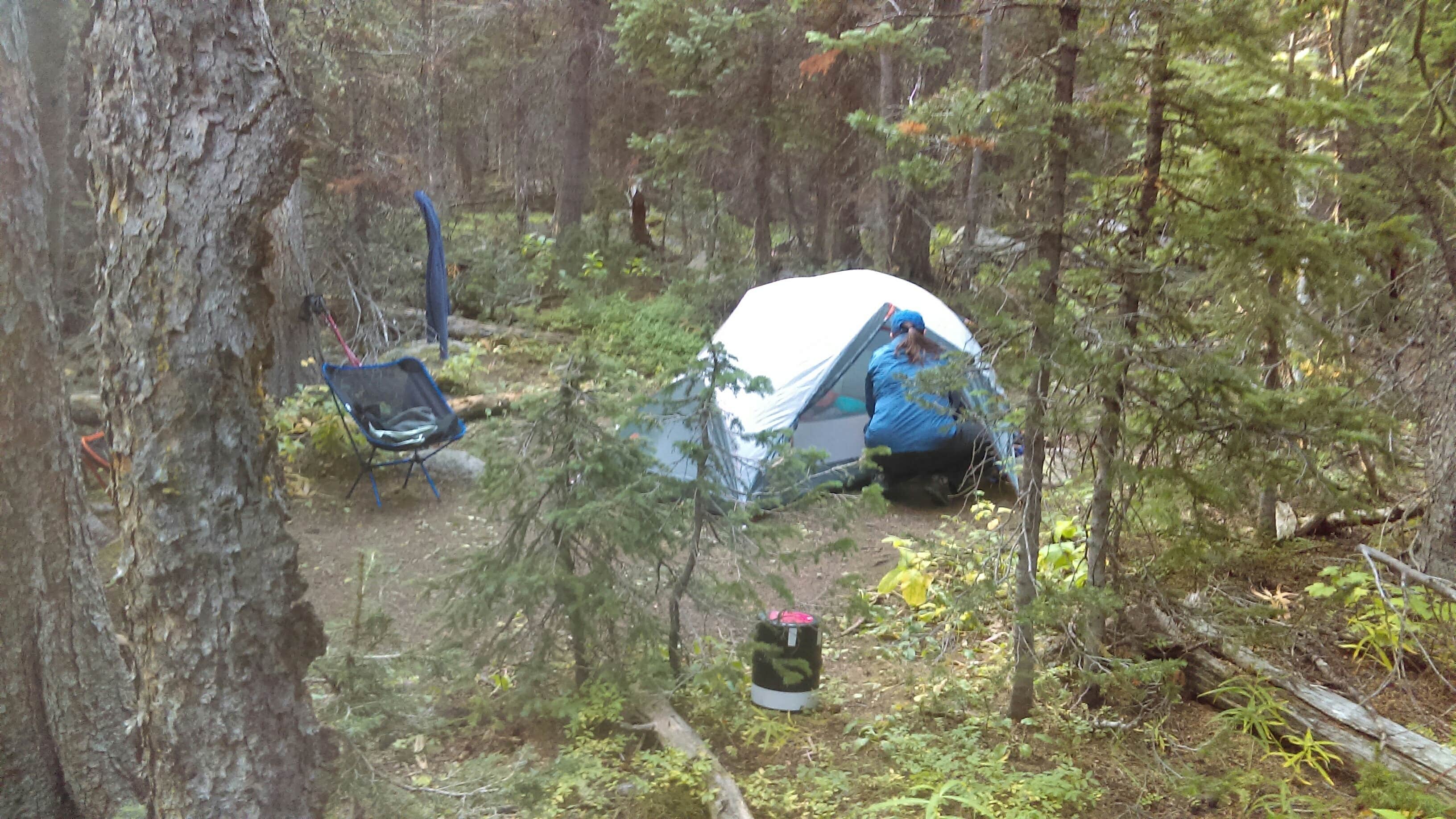Tyson B.'s photo of tent camping at Rainbow Lakes Wilderness Area near Westminster, CO